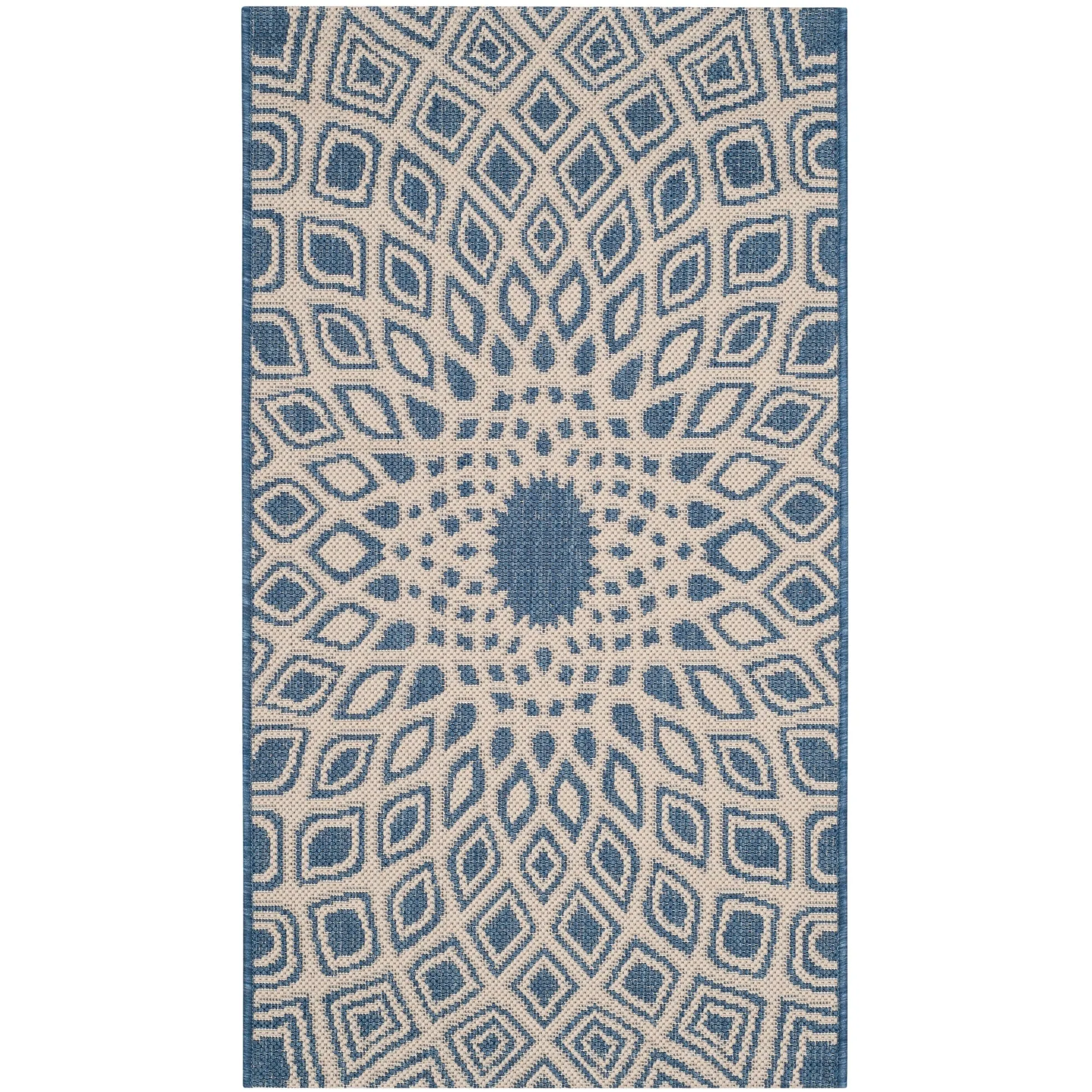 SAFAVIEH Courtyard Misako Indoor/ Outdoor Waterproof Patio Backyard Rug