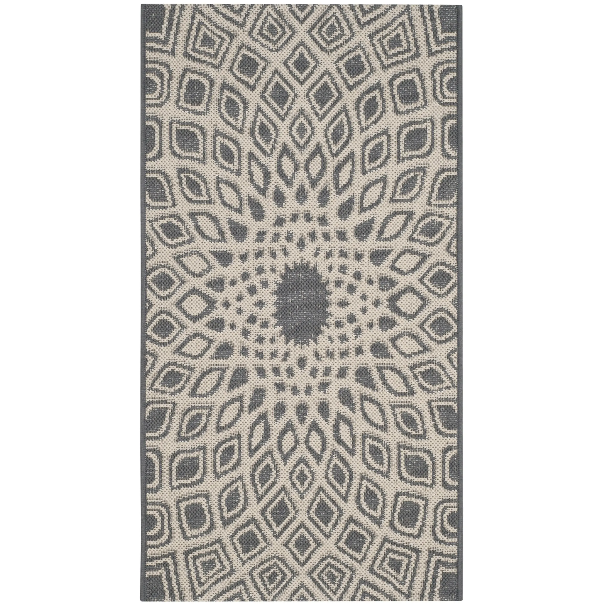 SAFAVIEH Courtyard Misako Indoor/ Outdoor Waterproof Patio Backyard Rug