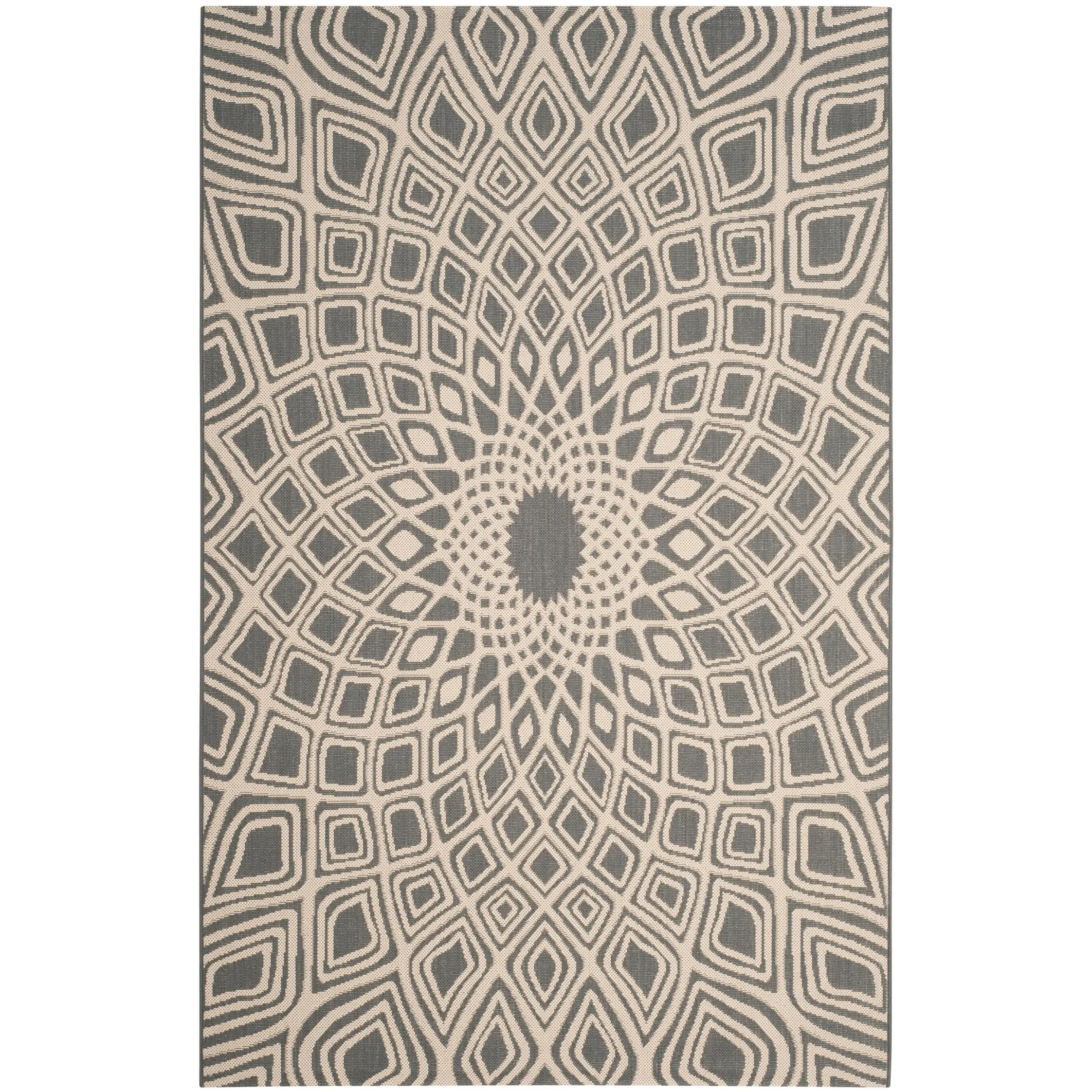 SAFAVIEH Courtyard Misako Indoor/ Outdoor Waterproof Patio Backyard Rug