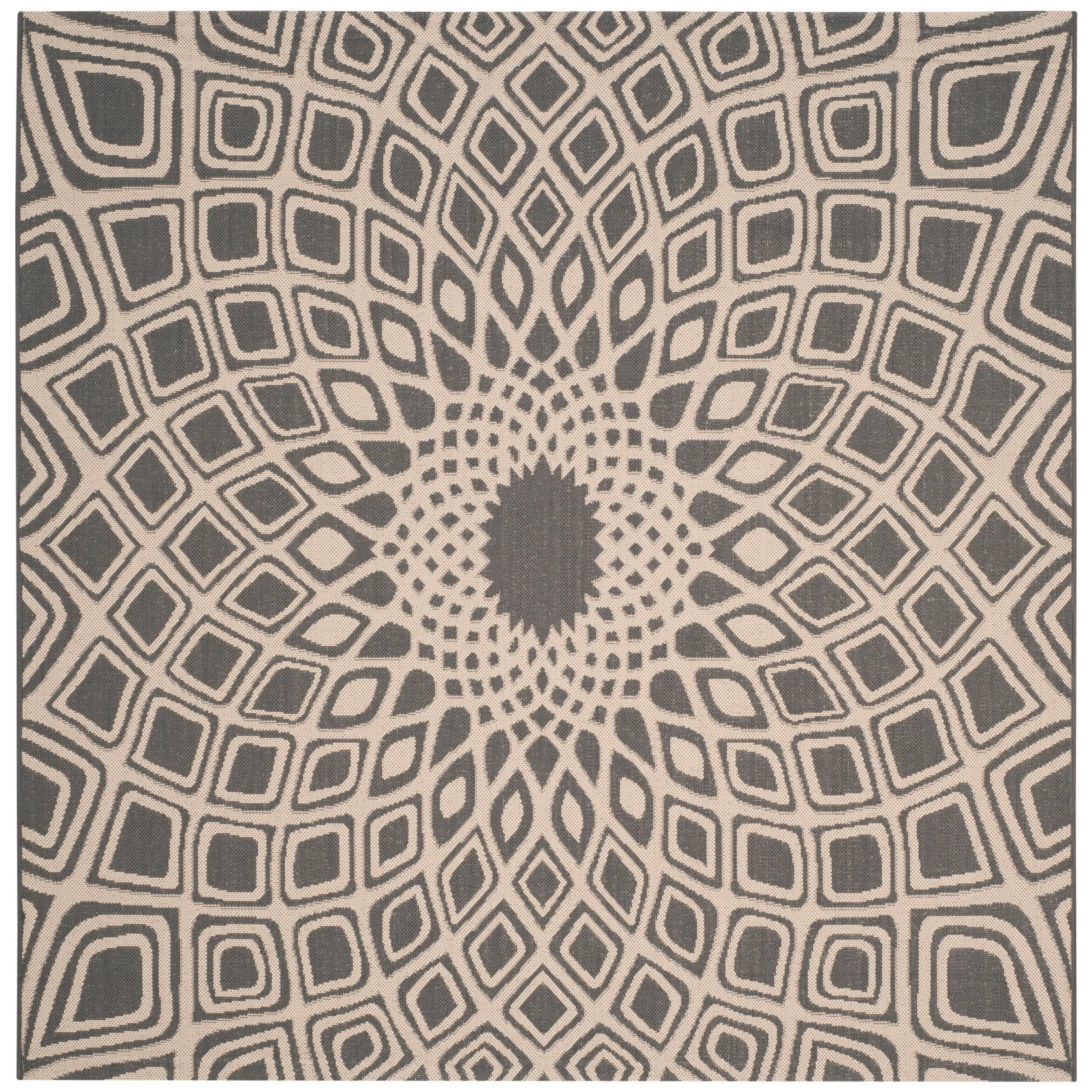 SAFAVIEH Courtyard Misako Indoor/ Outdoor Waterproof Patio Backyard Rug