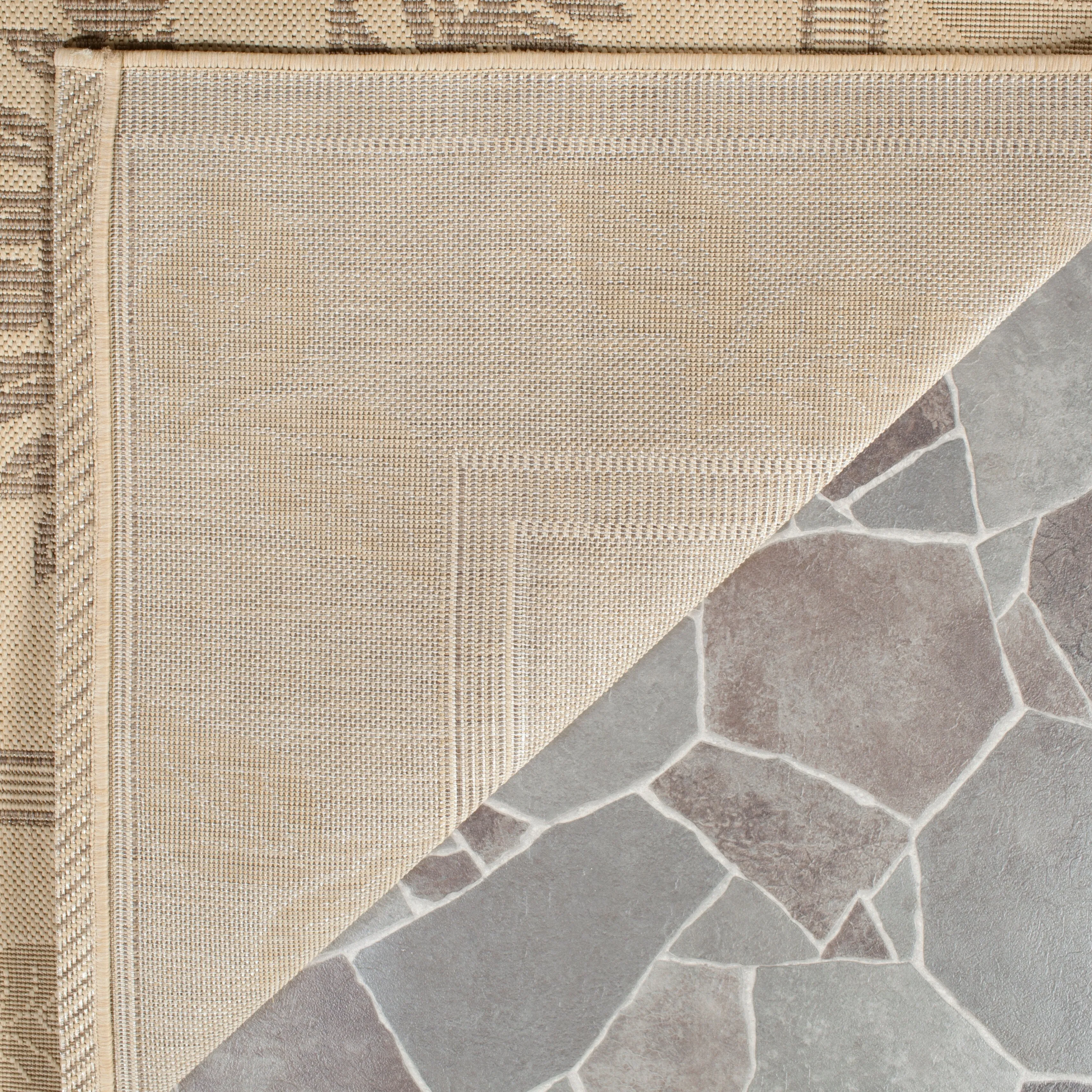 SAFAVIEH Courtyard Rosaria Indoor/ Outdoor Waterproof Patio Backyard Rug