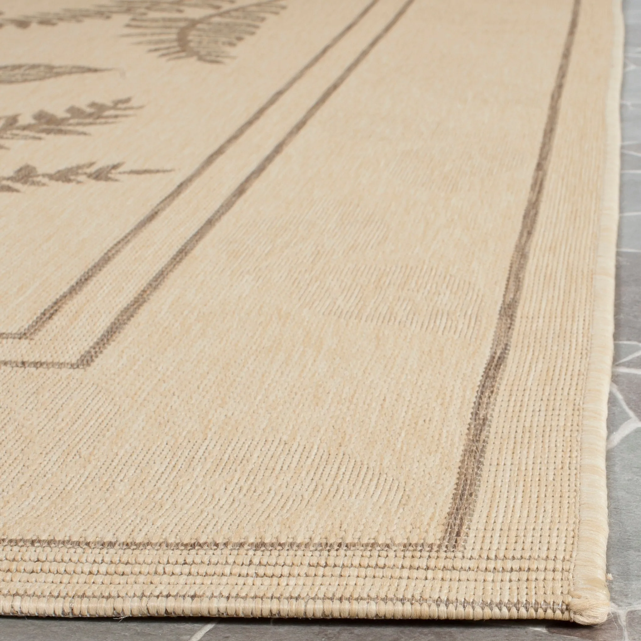 SAFAVIEH Courtyard Rosaria Indoor/ Outdoor Waterproof Patio Backyard Rug