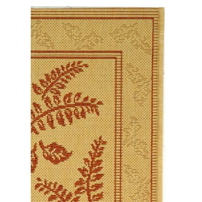 SAFAVIEH Courtyard Rosaria Indoor/ Outdoor Waterproof Patio Backyard Rug