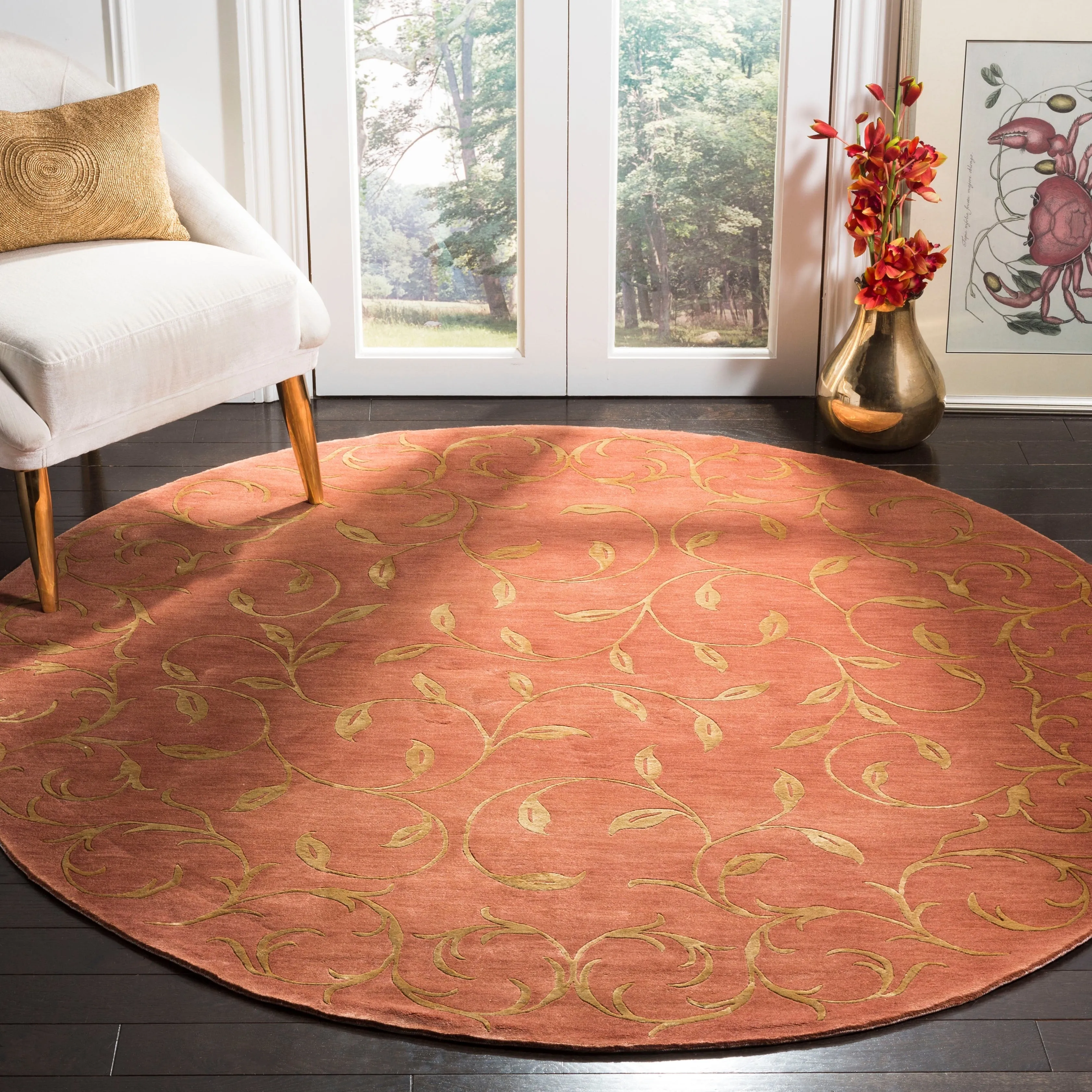 SAFAVIEH Couture Hand-knotted Tibetan Vania Modern Wool Rug
