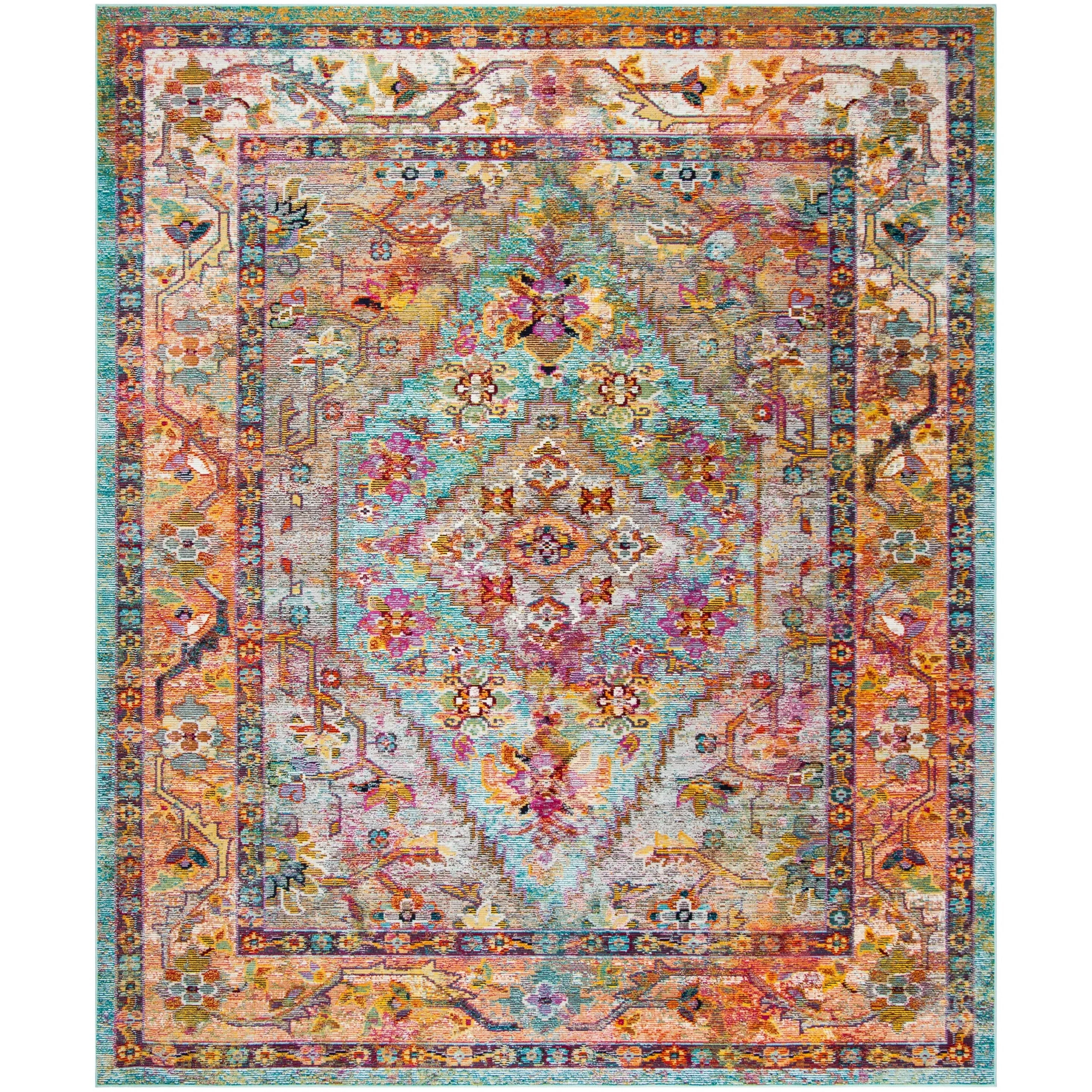 SAFAVIEH Crystal Gerty Vintage Boho Oriental Rug