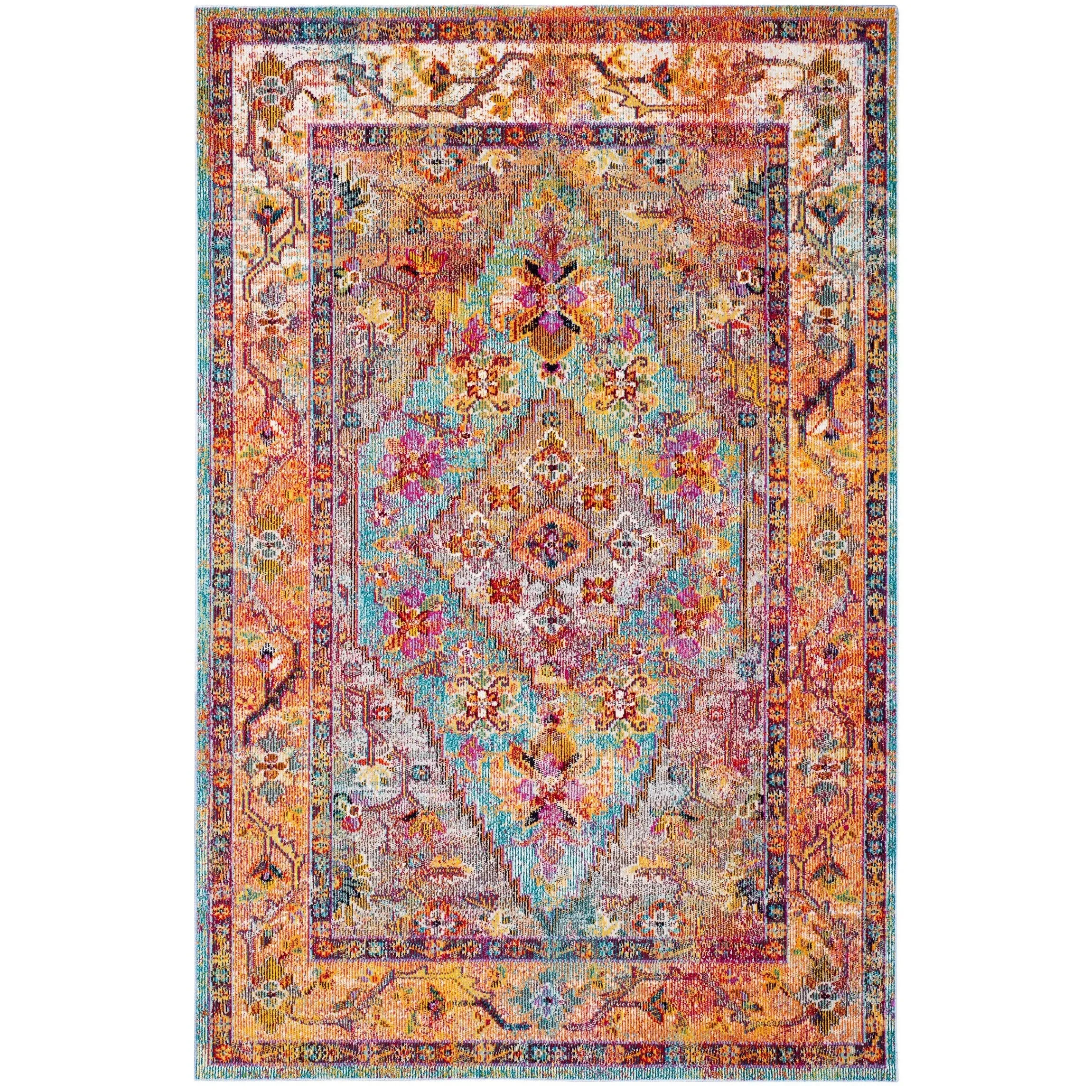 SAFAVIEH Crystal Gerty Vintage Boho Oriental Rug