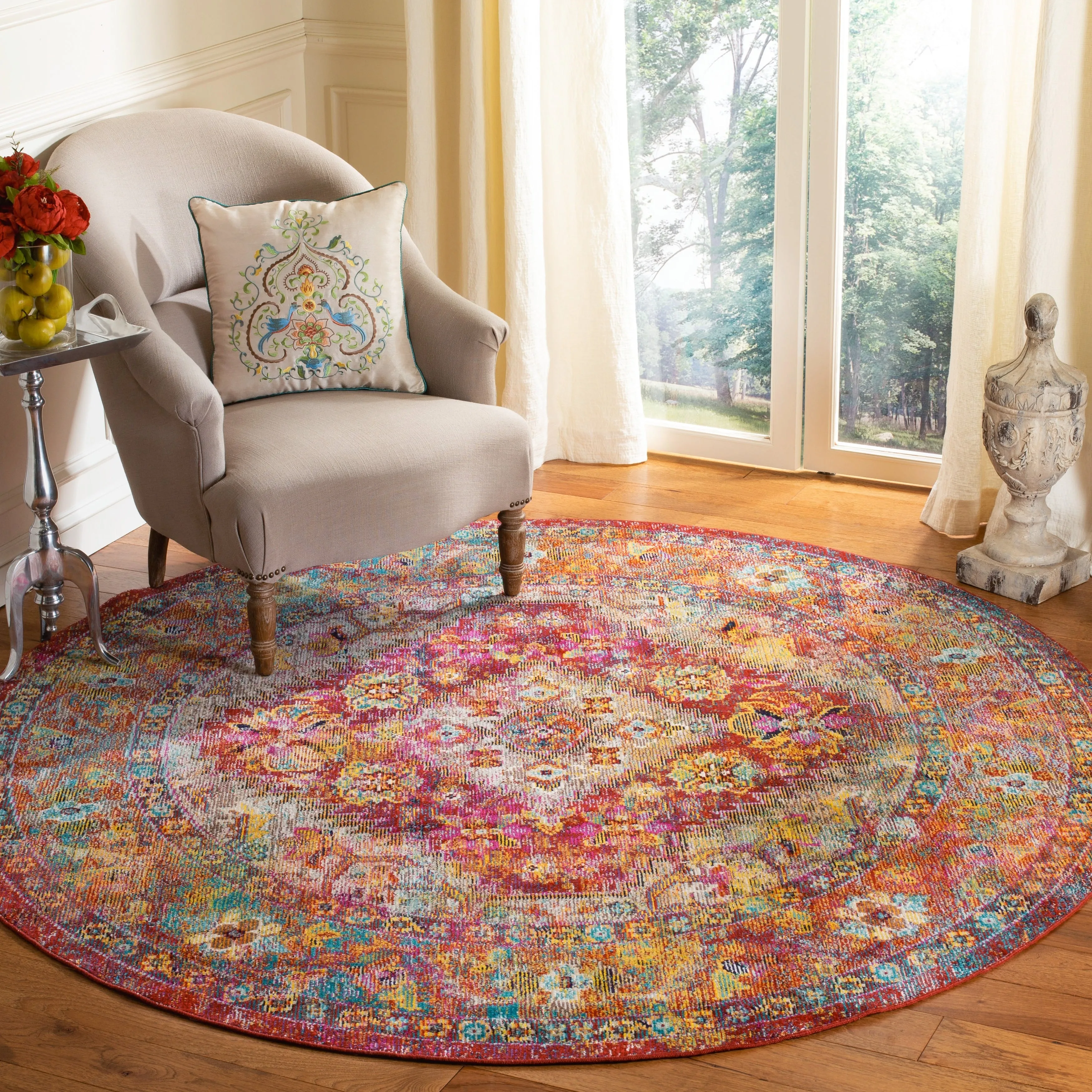 SAFAVIEH Crystal Gerty Vintage Boho Oriental Rug