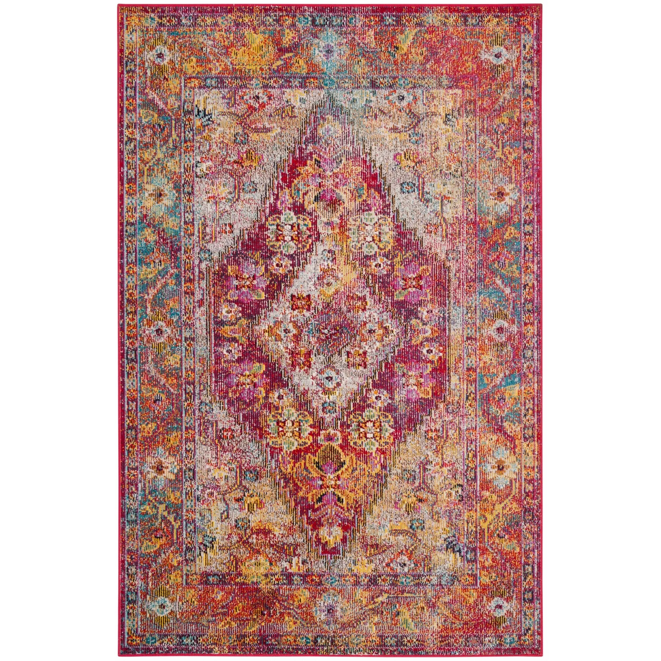 SAFAVIEH Crystal Gerty Vintage Boho Oriental Rug