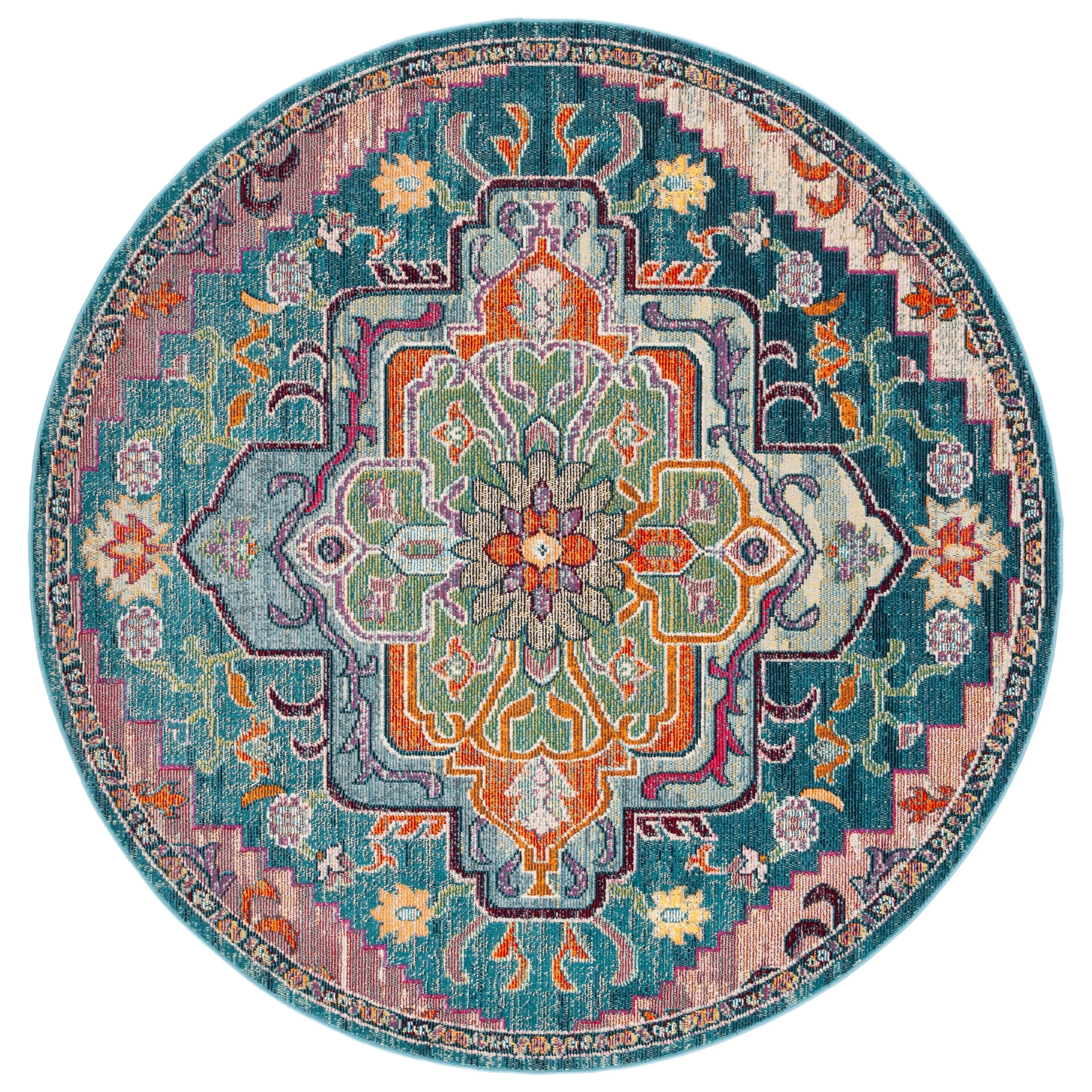 SAFAVIEH. Crystal Naimat Vintage Boho Medallion Rug