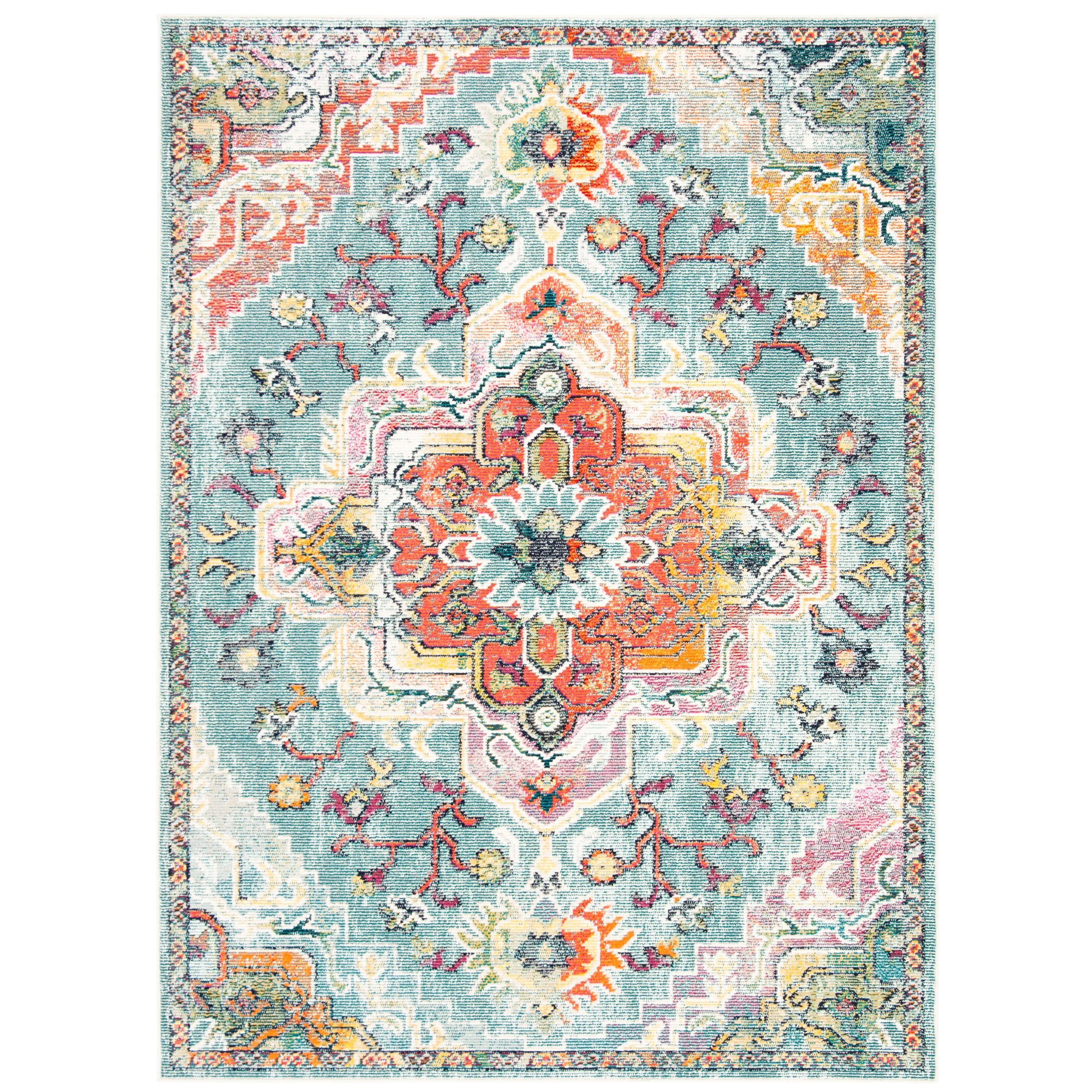 SAFAVIEH. Crystal Naimat Vintage Boho Medallion Rug