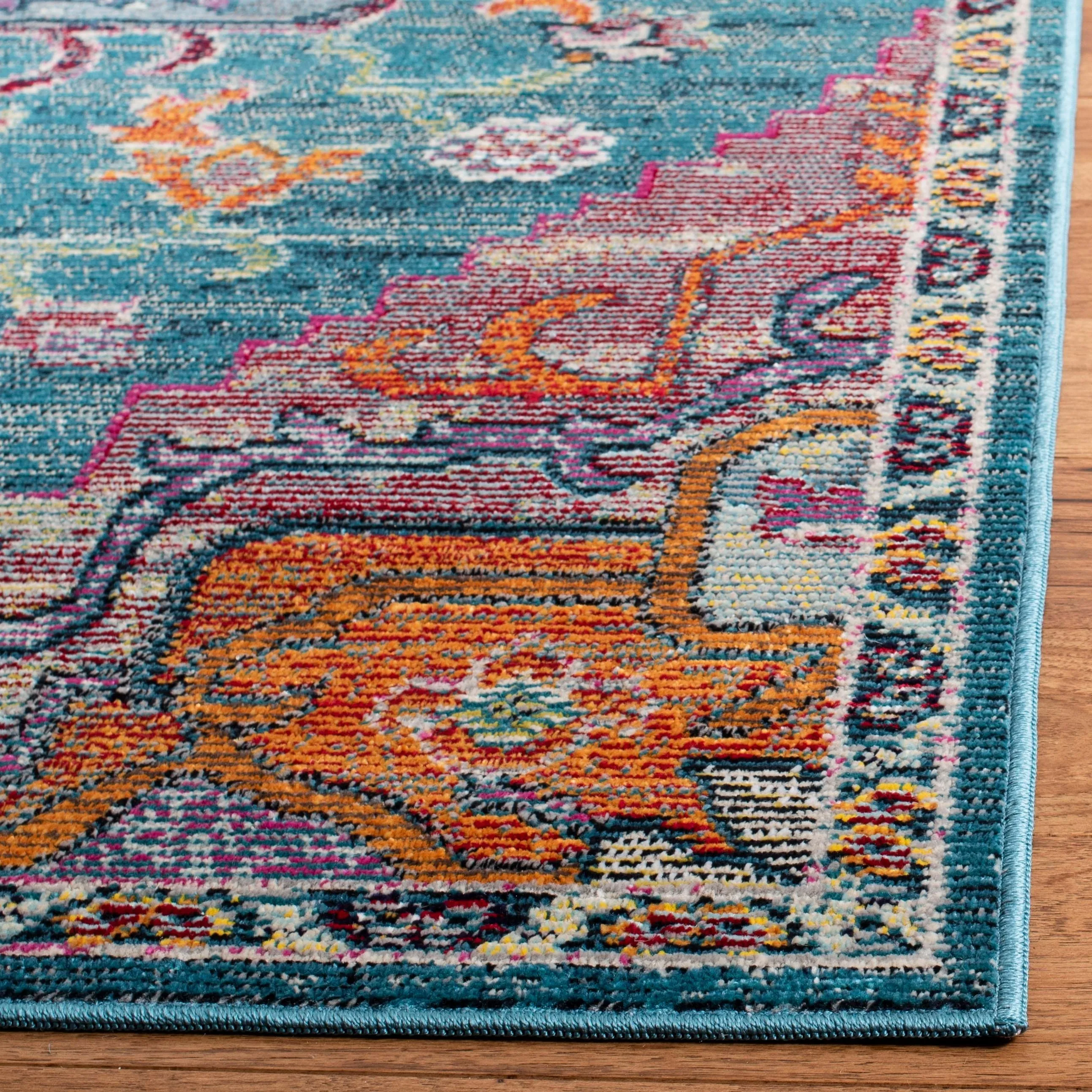 SAFAVIEH. Crystal Naimat Vintage Boho Medallion Rug