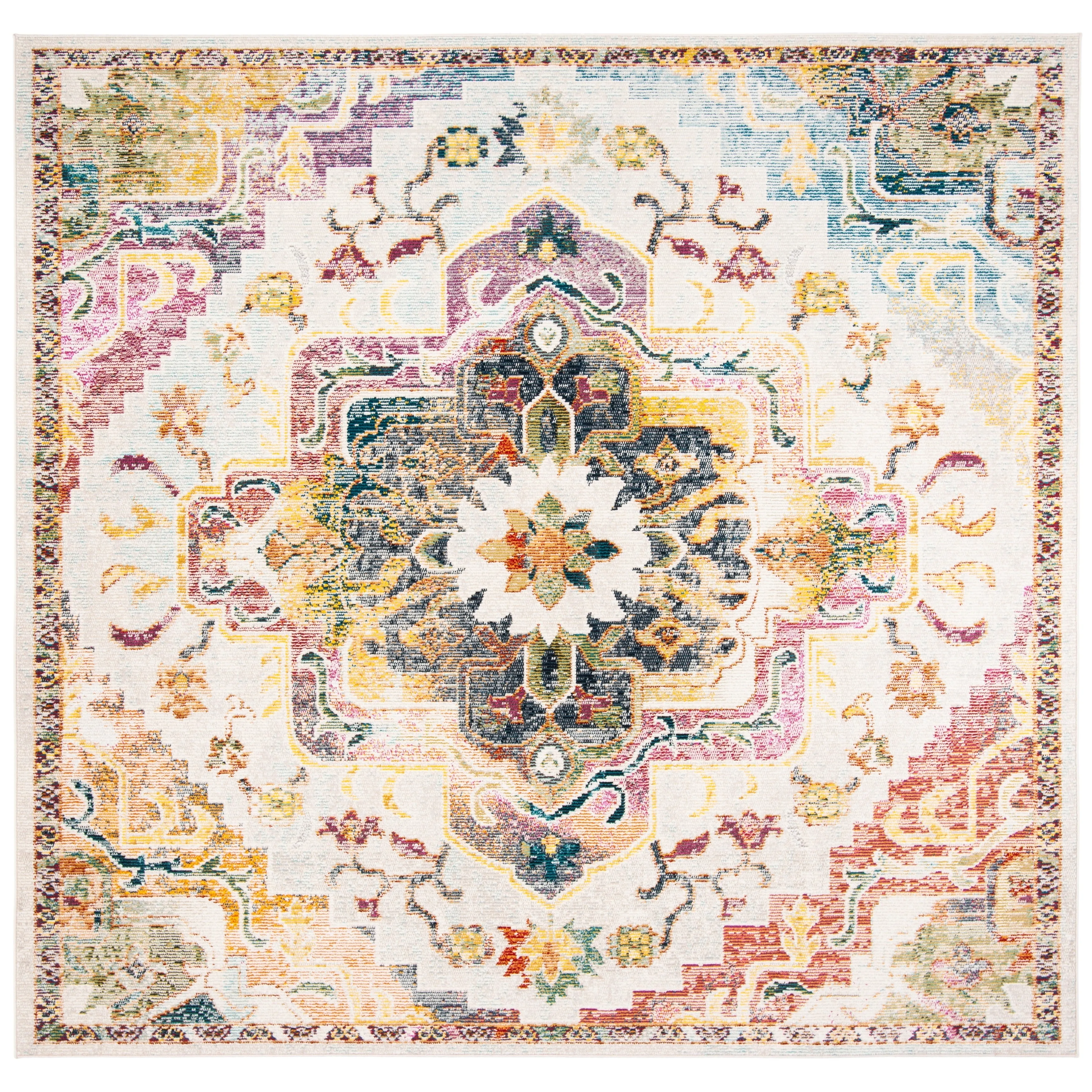 SAFAVIEH. Crystal Naimat Vintage Boho Medallion Rug