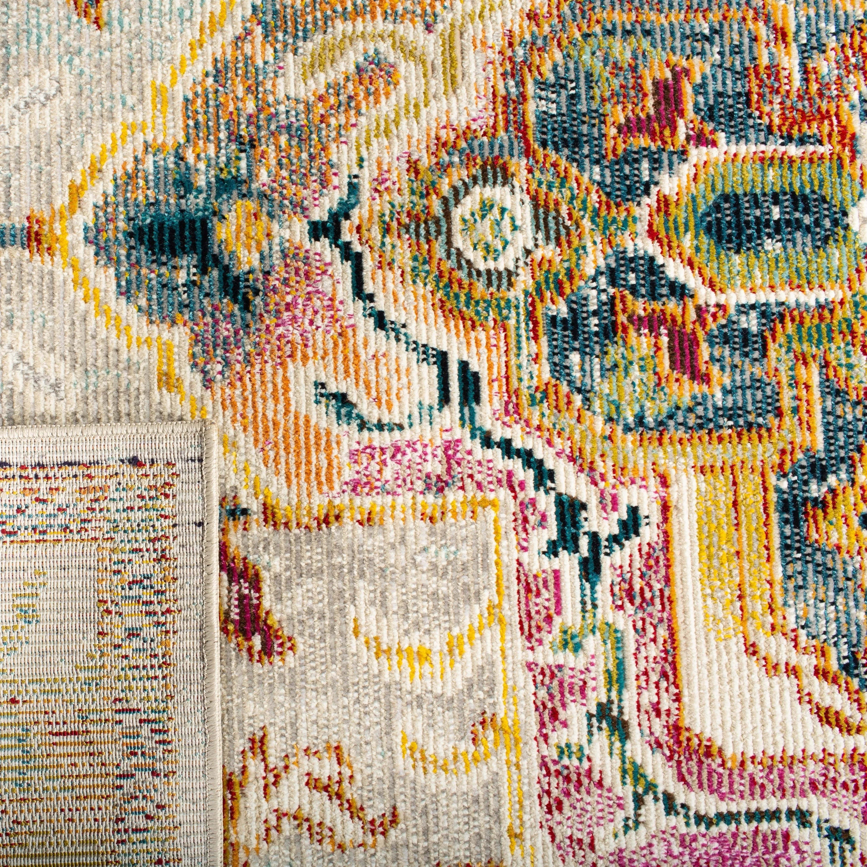 SAFAVIEH. Crystal Naimat Vintage Boho Medallion Rug