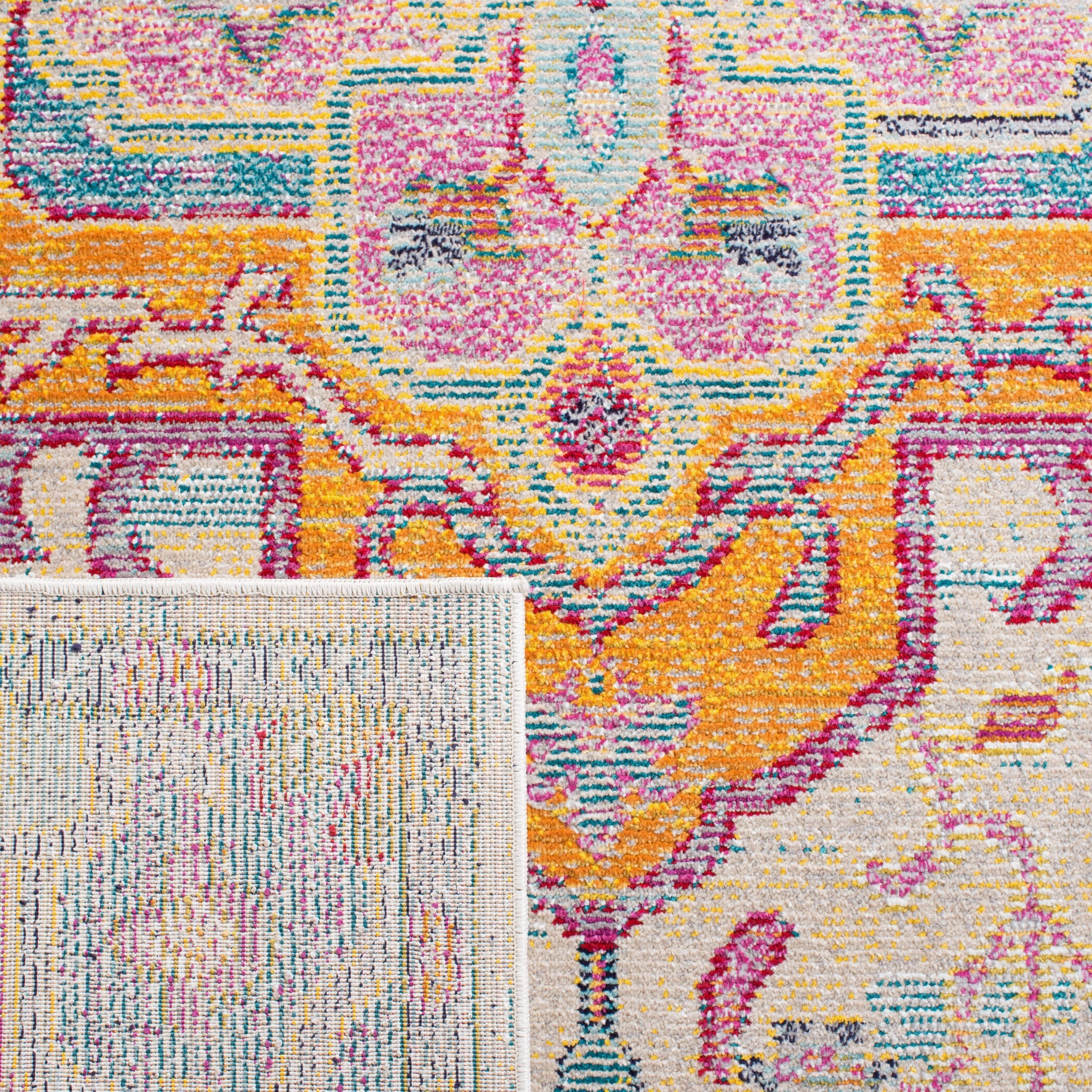 SAFAVIEH. Crystal Naimat Vintage Boho Medallion Rug
