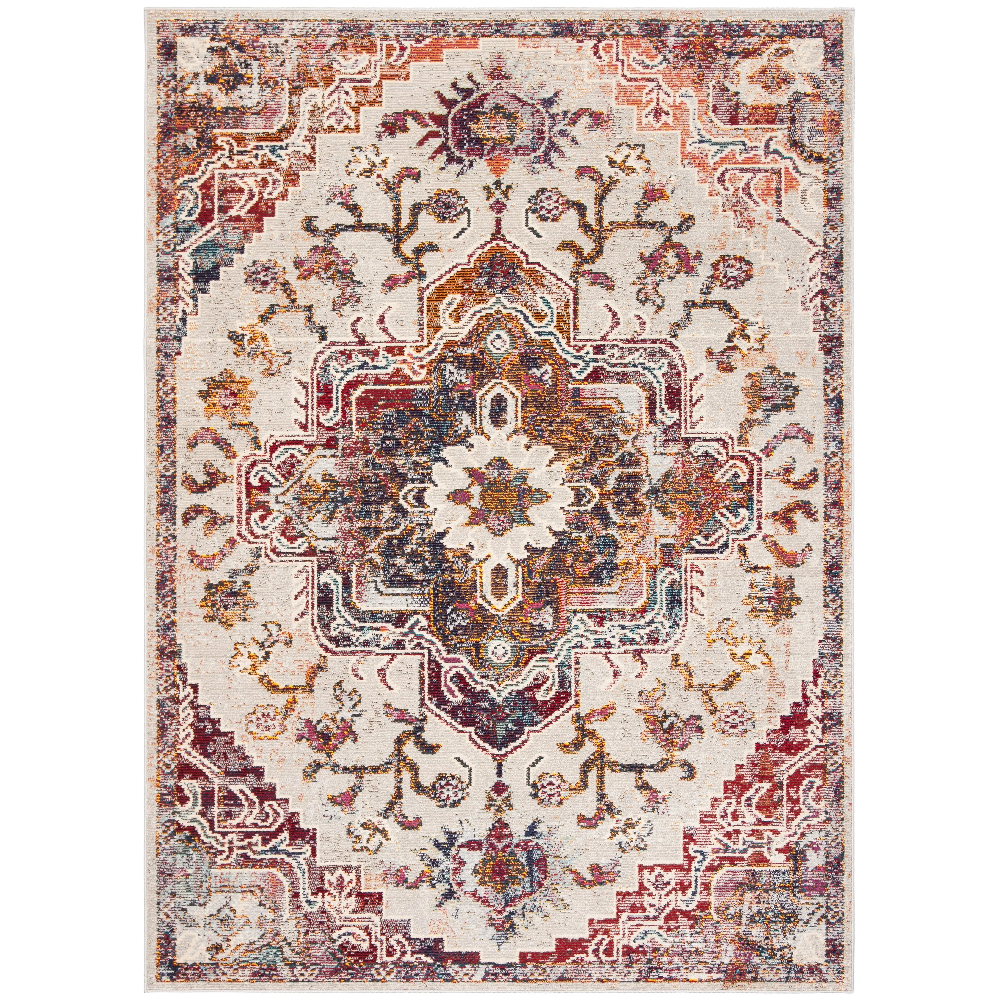 SAFAVIEH. Crystal Naimat Vintage Boho Medallion Rug
