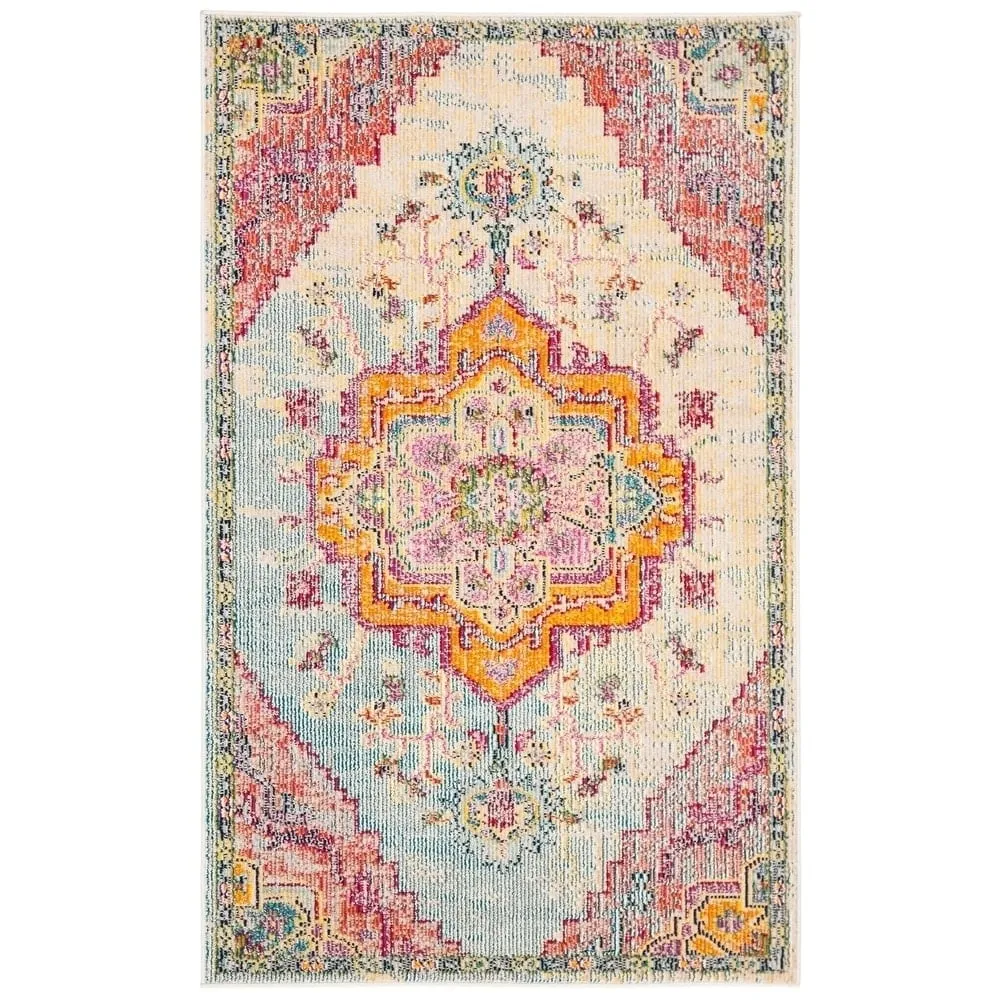 SAFAVIEH. Crystal Naimat Vintage Boho Medallion Rug