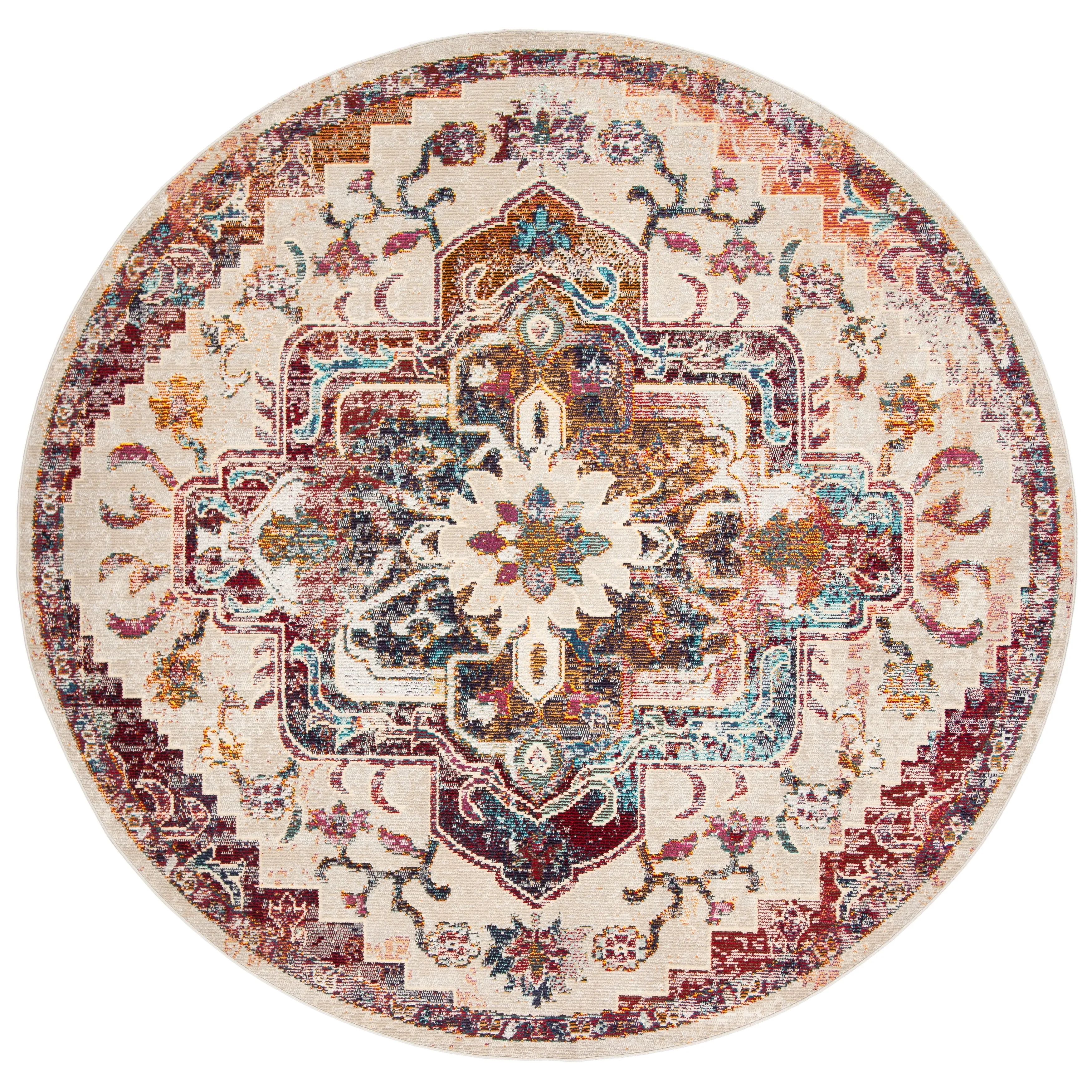 SAFAVIEH. Crystal Naimat Vintage Boho Medallion Rug