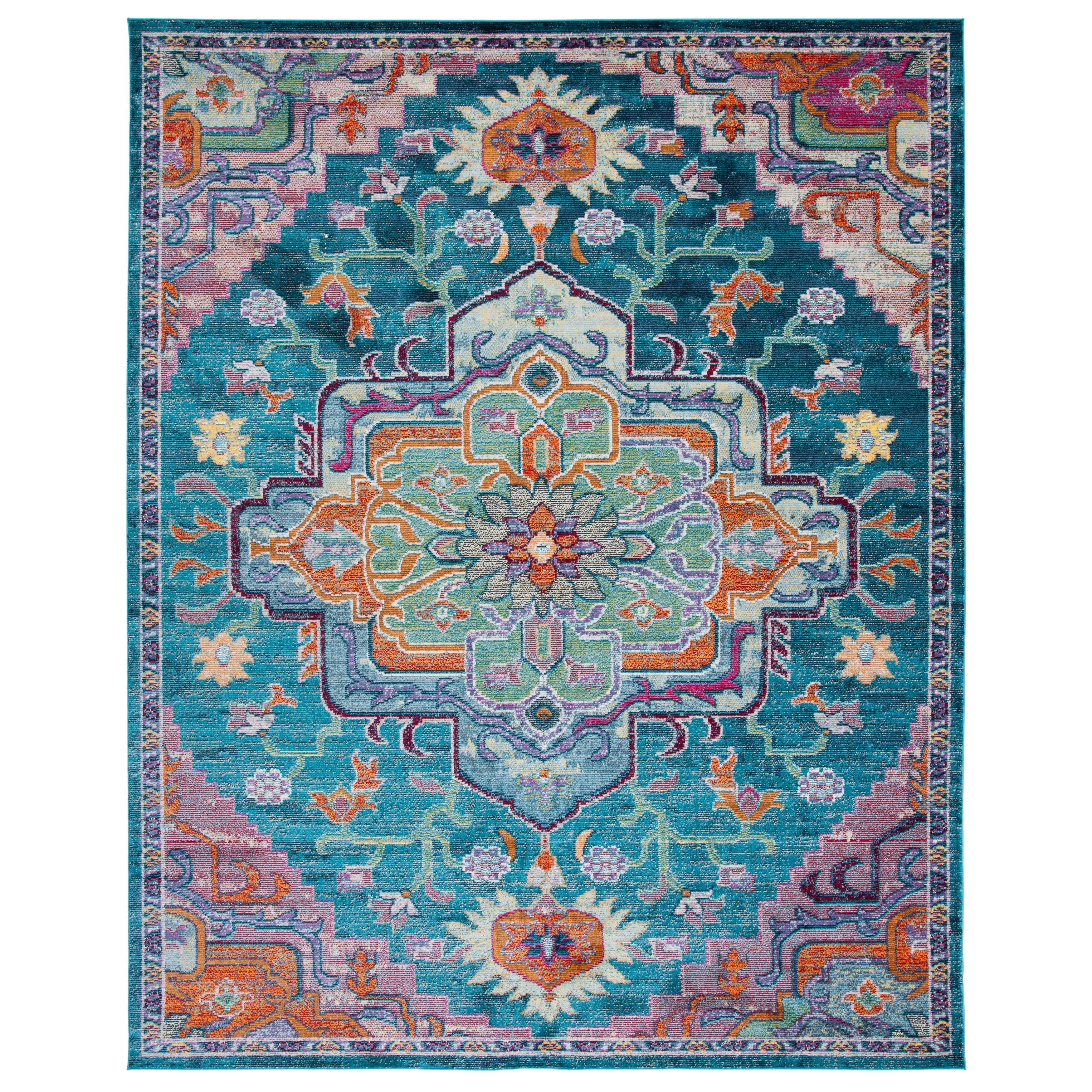 SAFAVIEH. Crystal Naimat Vintage Boho Medallion Rug