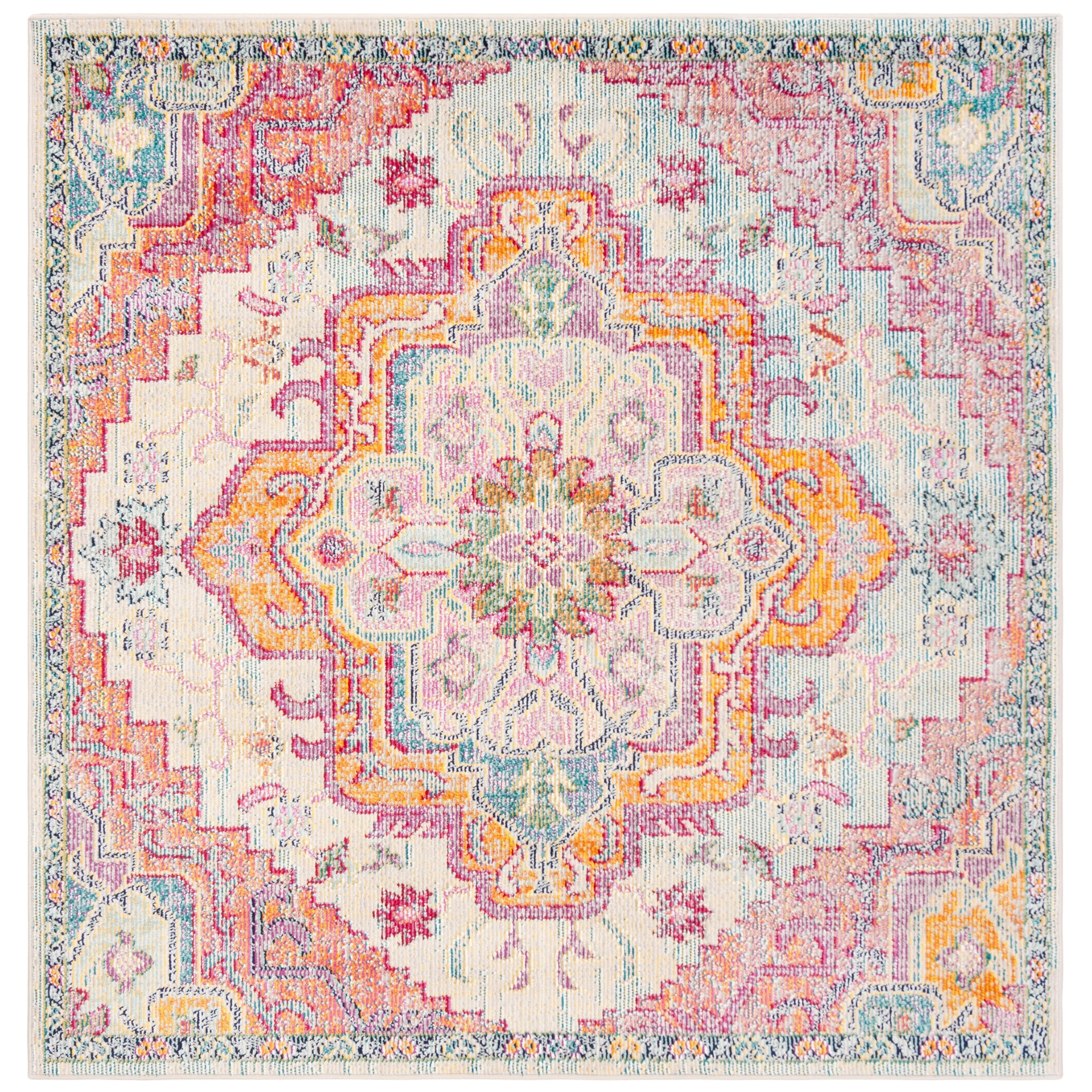 SAFAVIEH. Crystal Naimat Vintage Boho Medallion Rug