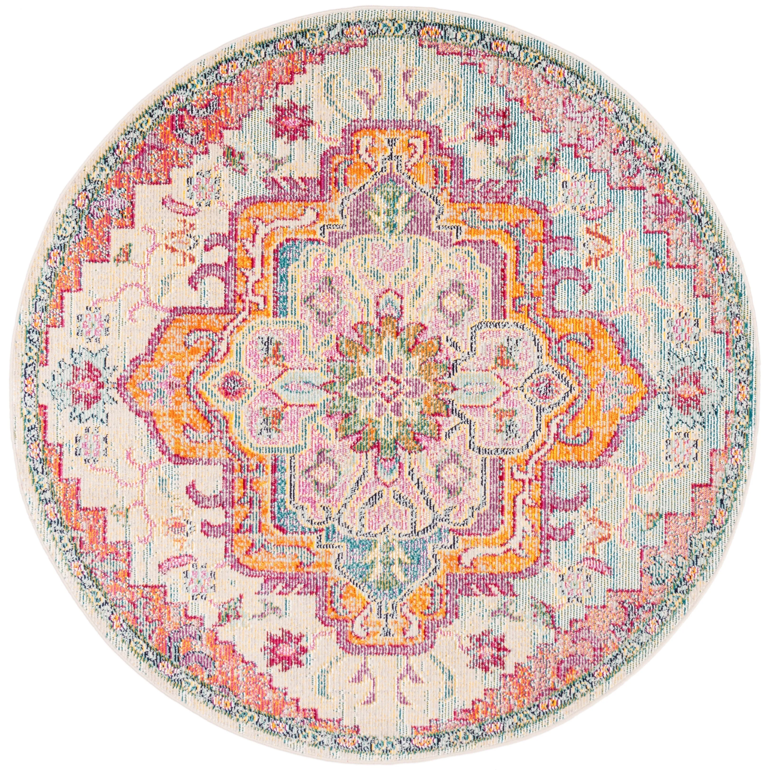 SAFAVIEH. Crystal Naimat Vintage Boho Medallion Rug