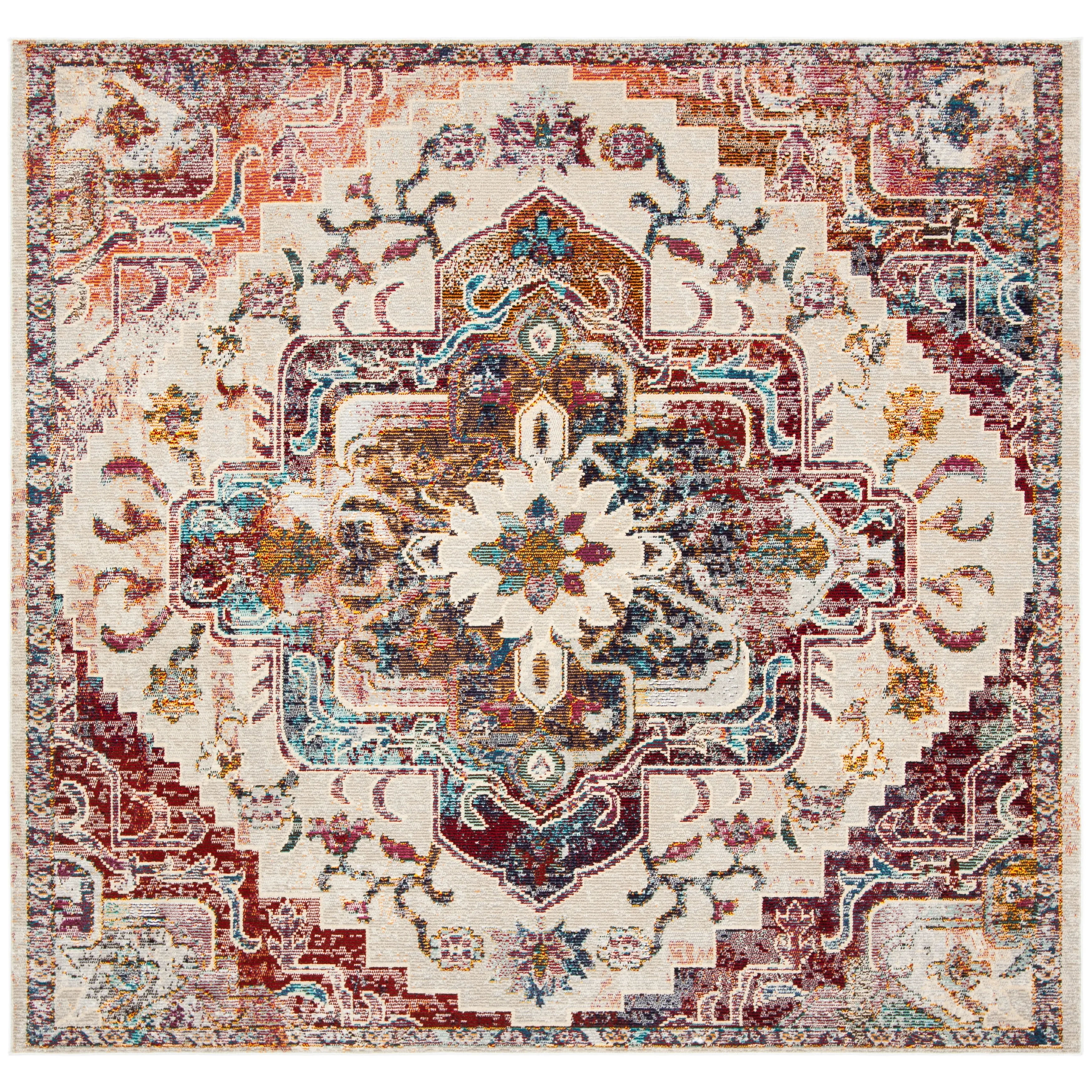 SAFAVIEH. Crystal Naimat Vintage Boho Medallion Rug