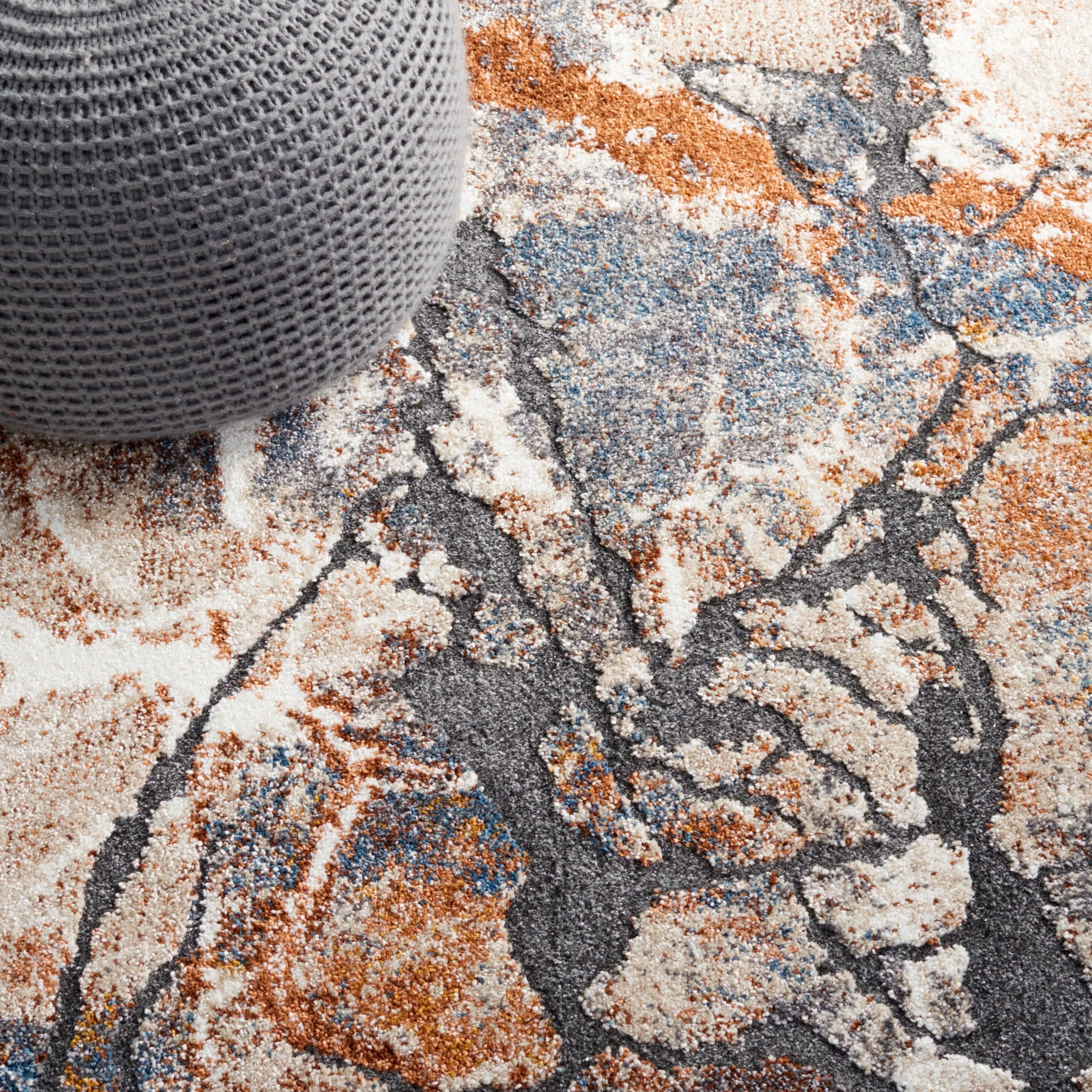 SAFAVIEH Cyrus Shag Gretje Modern Abstract Rug