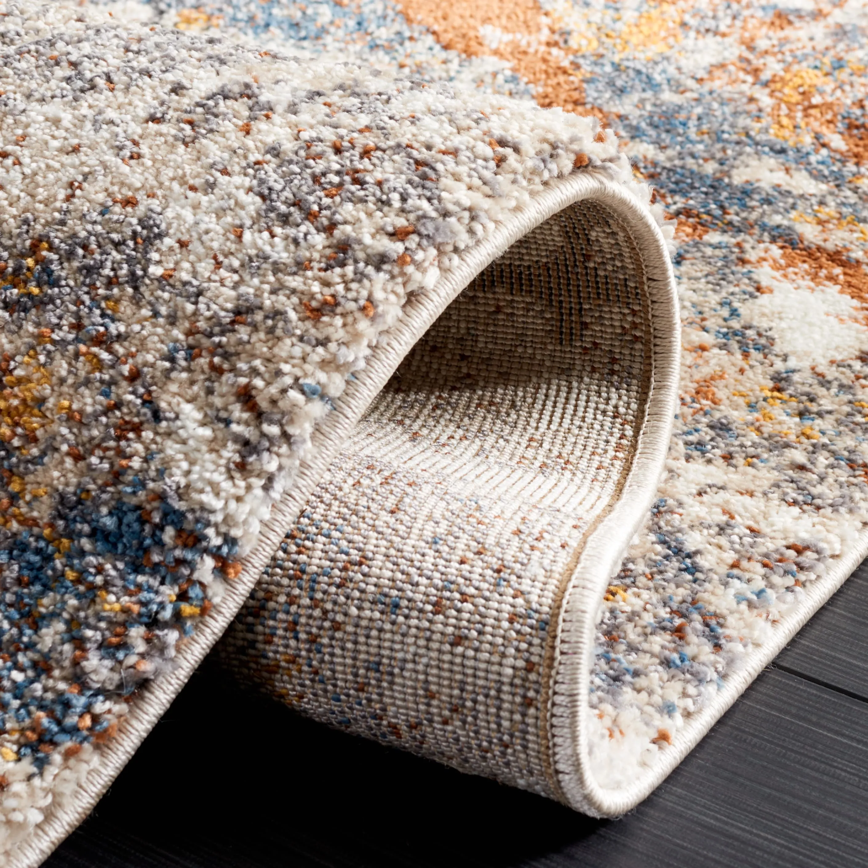 SAFAVIEH Cyrus Shag Gretje Modern Abstract Rug