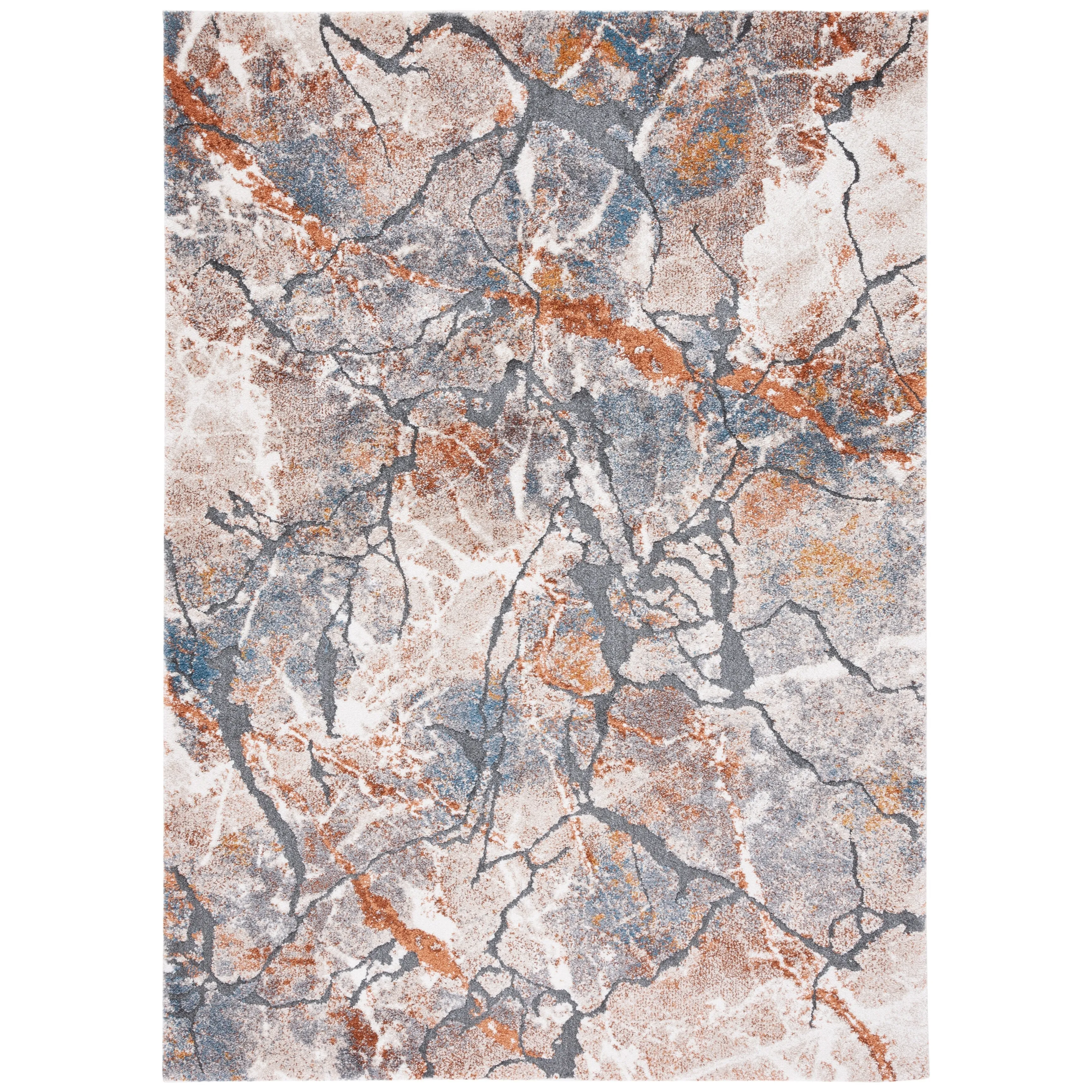 SAFAVIEH Cyrus Shag Gretje Modern Abstract Rug