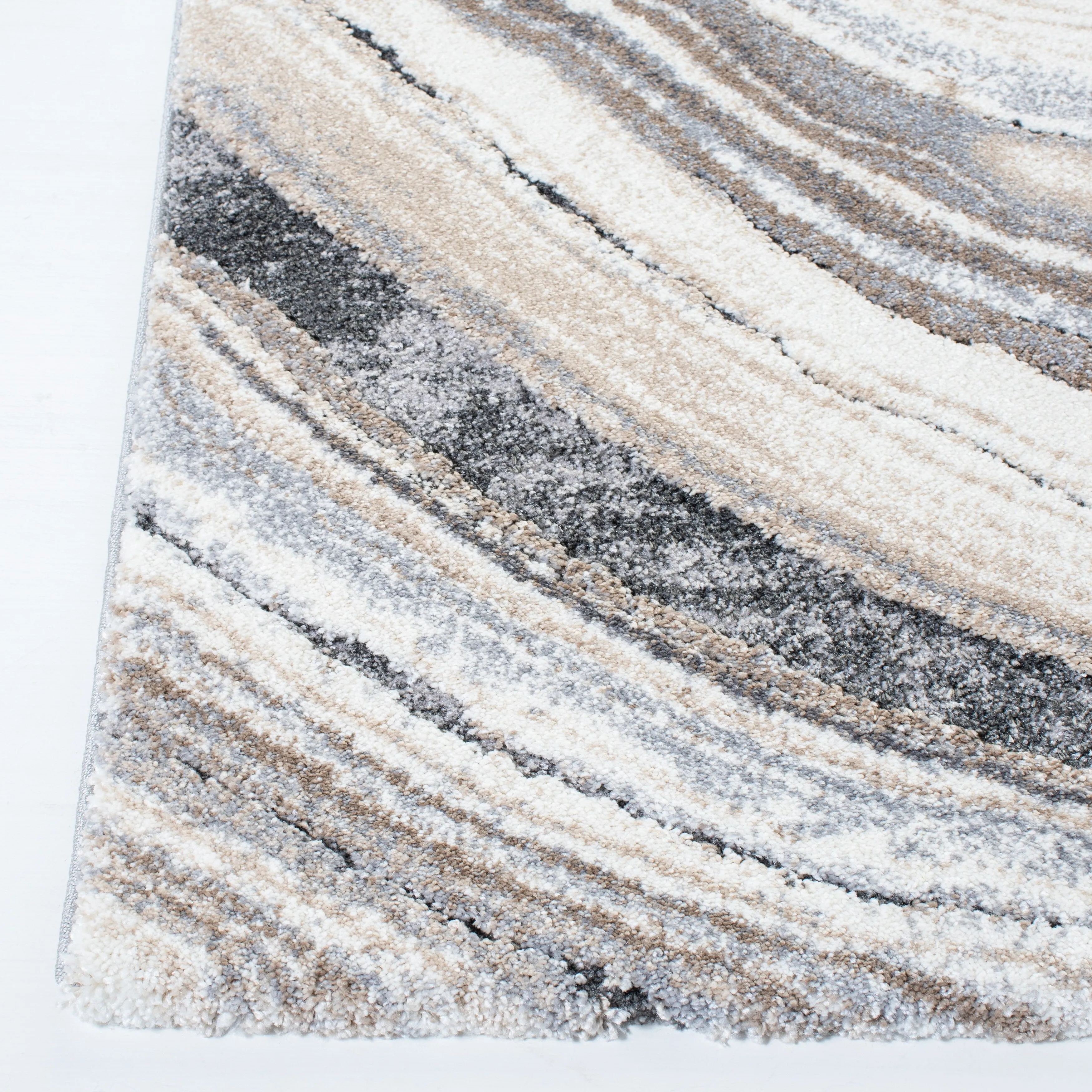 SAFAVIEH Cyrus Shag Margrit Abstract 1-inch Thick Rug