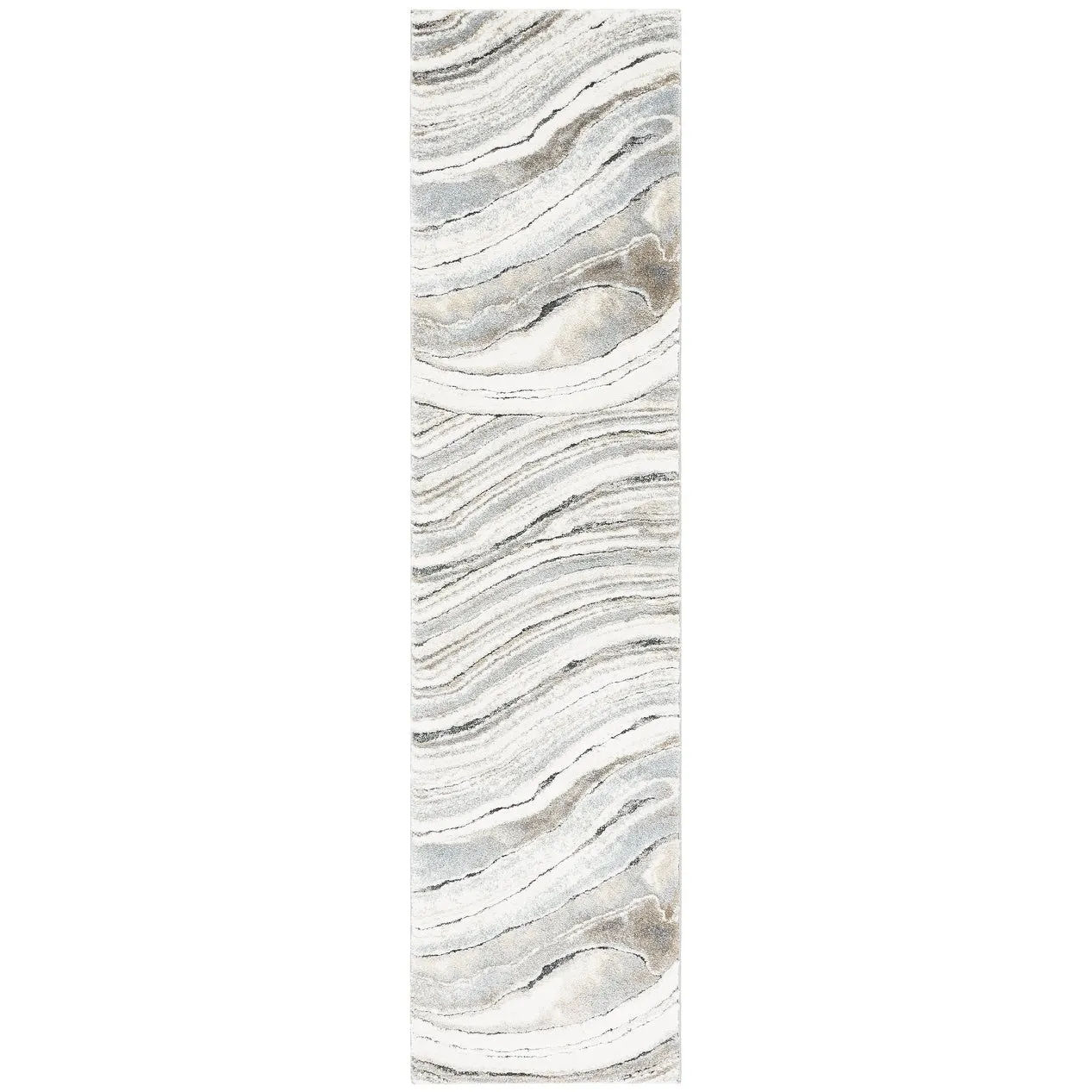 SAFAVIEH Cyrus Shag Margrit Abstract 1-inch Thick Rug