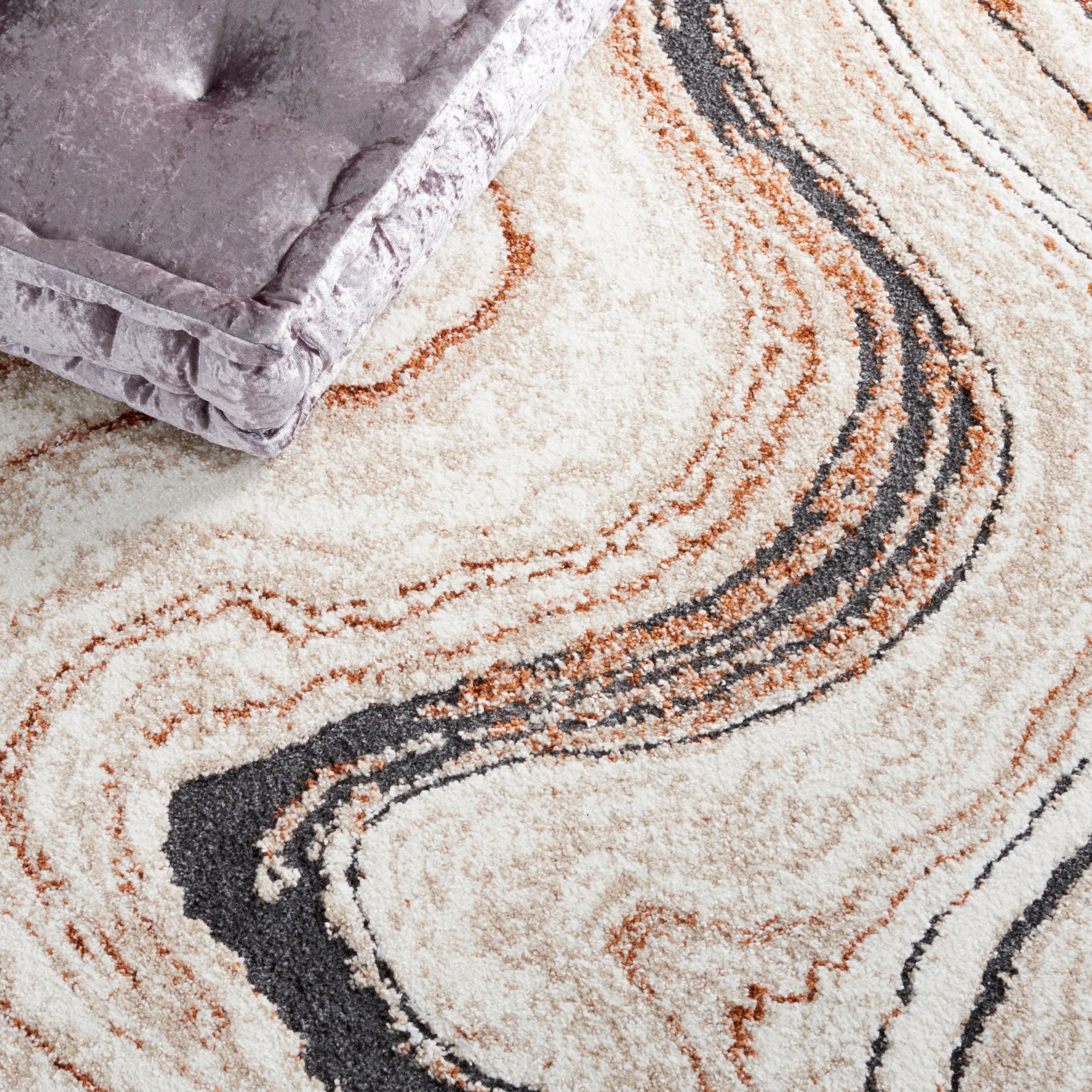 SAFAVIEH Cyrus Shag Mitka Modern Abstract Rug