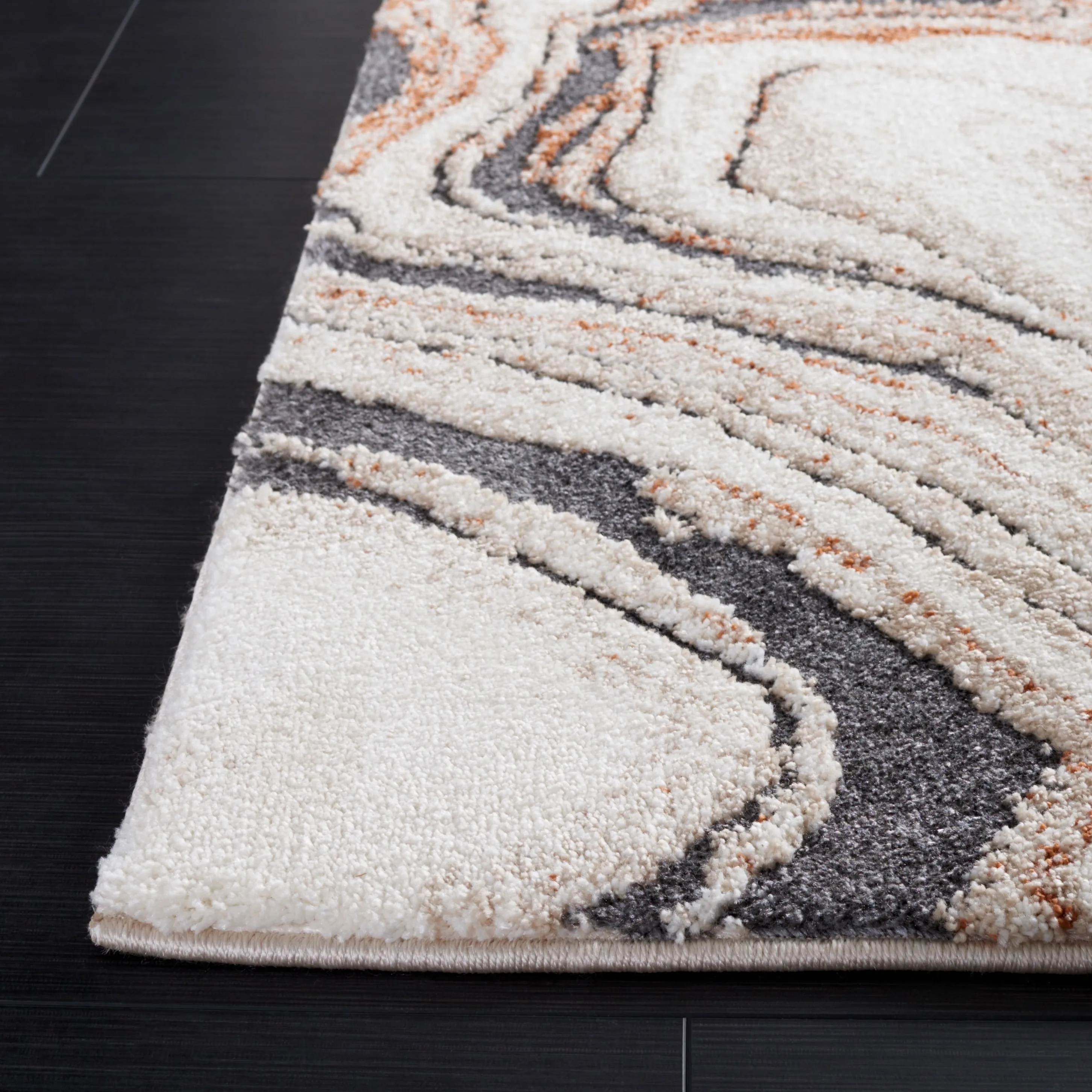 SAFAVIEH Cyrus Shag Mitka Modern Abstract Rug