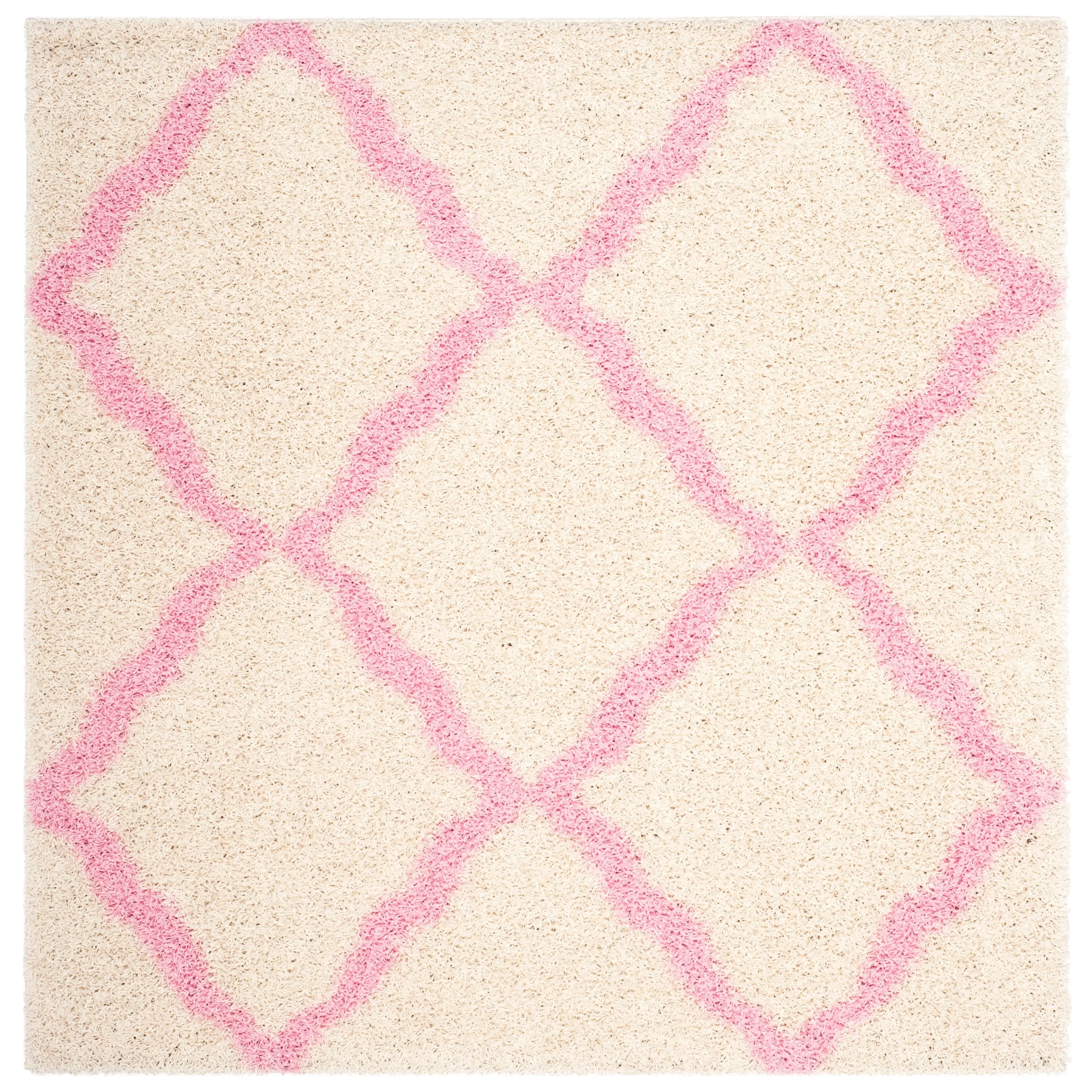 SAFAVIEH Dallas Shag Darina Trellis 1.5-inch Thick Rug