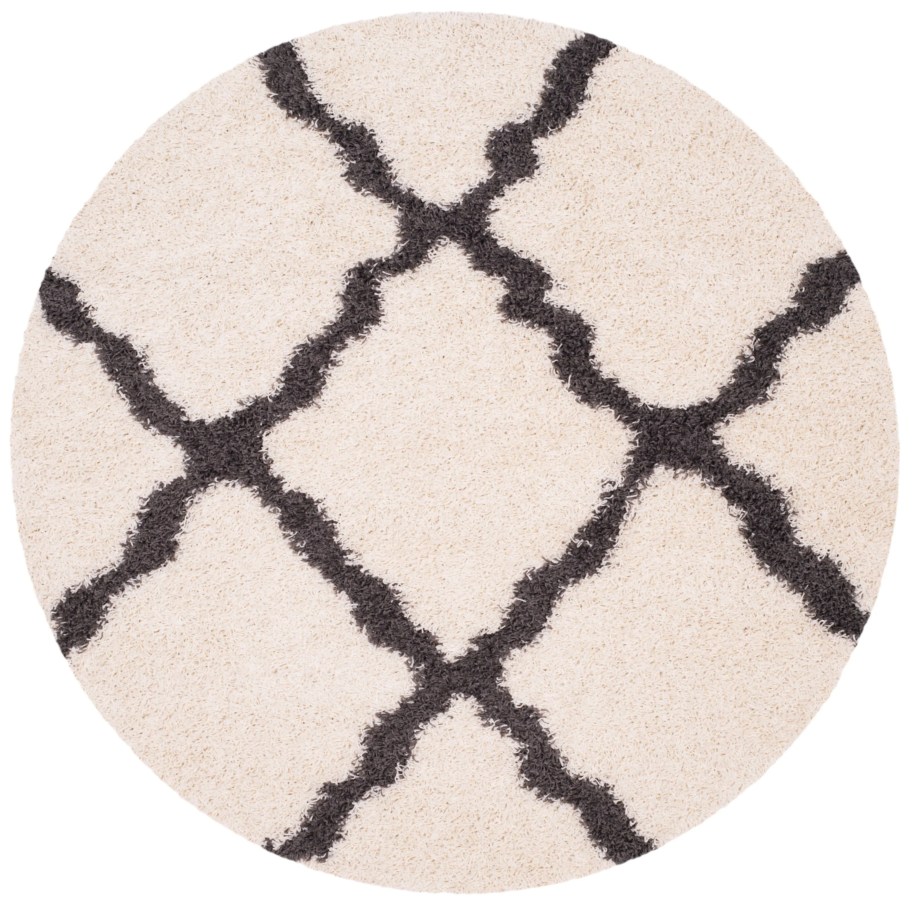 SAFAVIEH Dallas Shag Darina Trellis 1.5-inch Thick Rug
