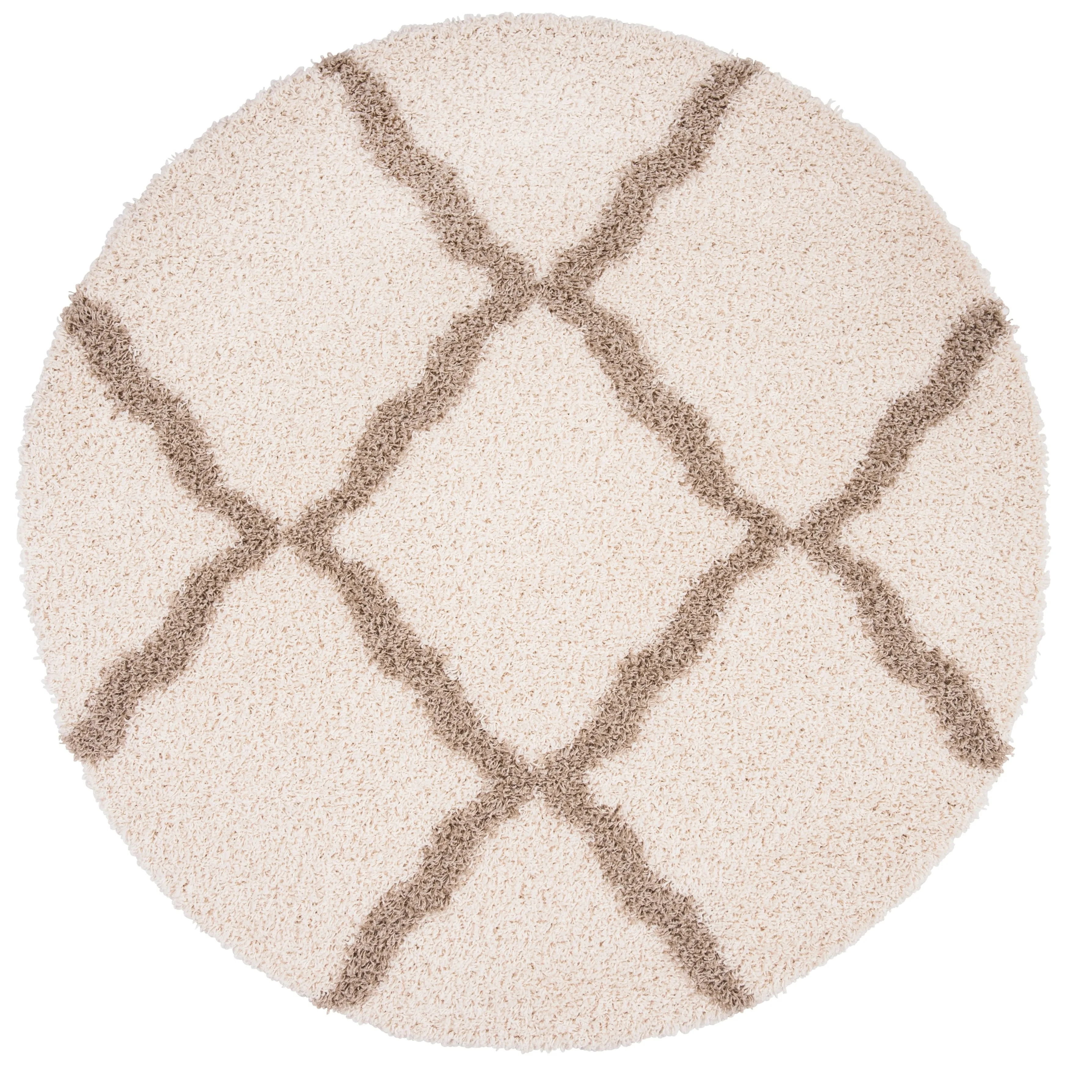 SAFAVIEH Dallas Shag Darina Trellis 1.5-inch Thick Rug