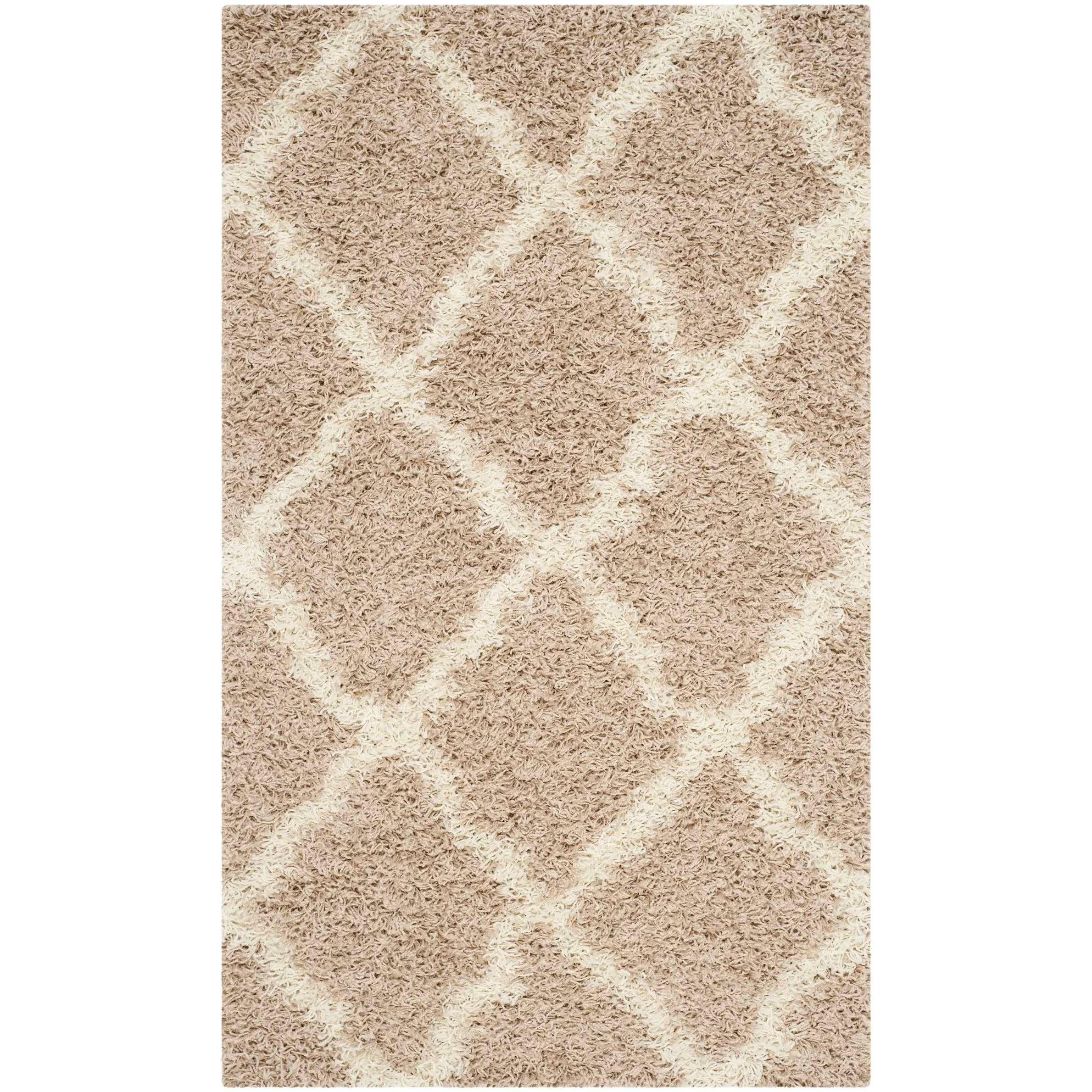 SAFAVIEH Dallas Shag Darina Trellis 1.5-inch Thick Rug