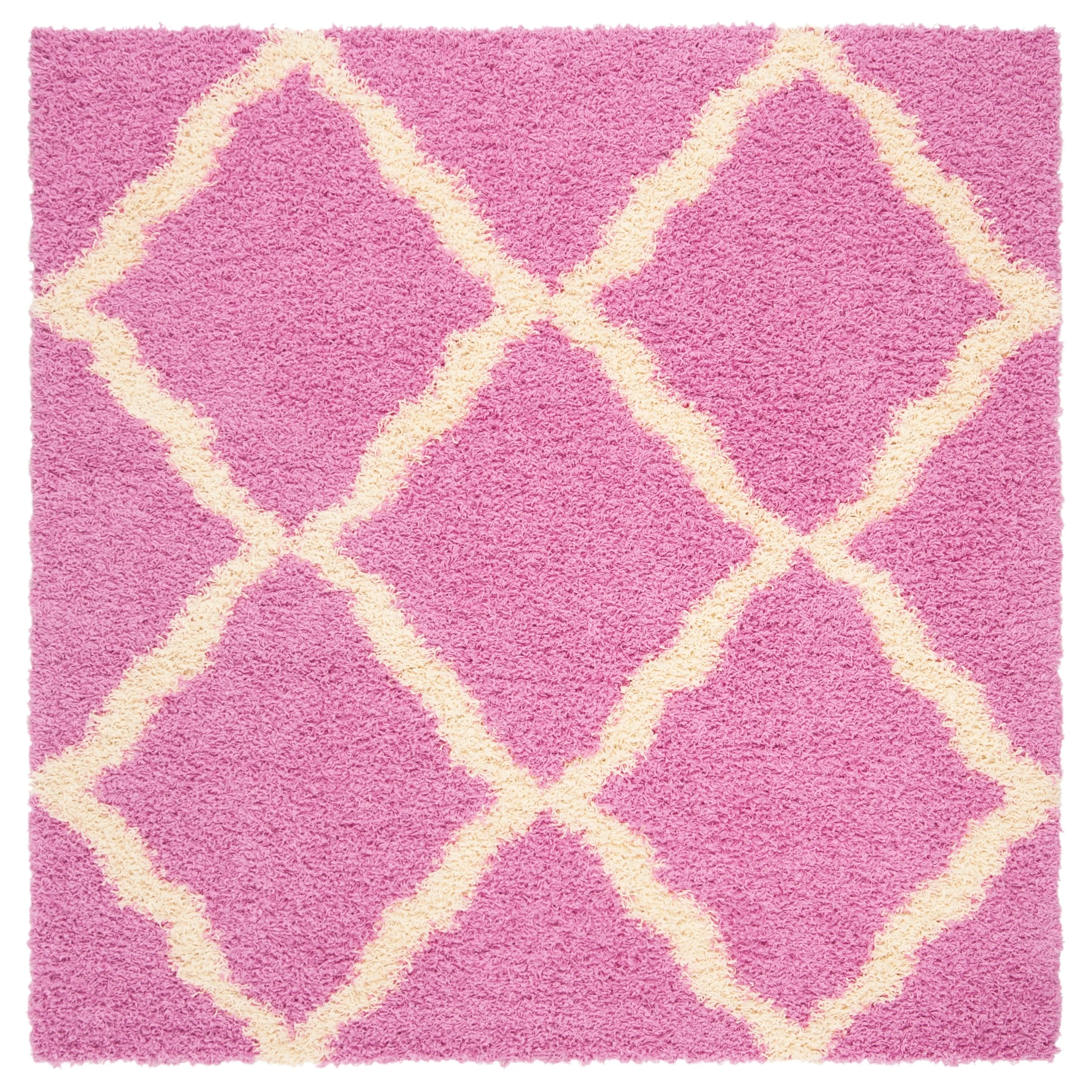 SAFAVIEH Dallas Shag Darina Trellis 1.5-inch Thick Rug