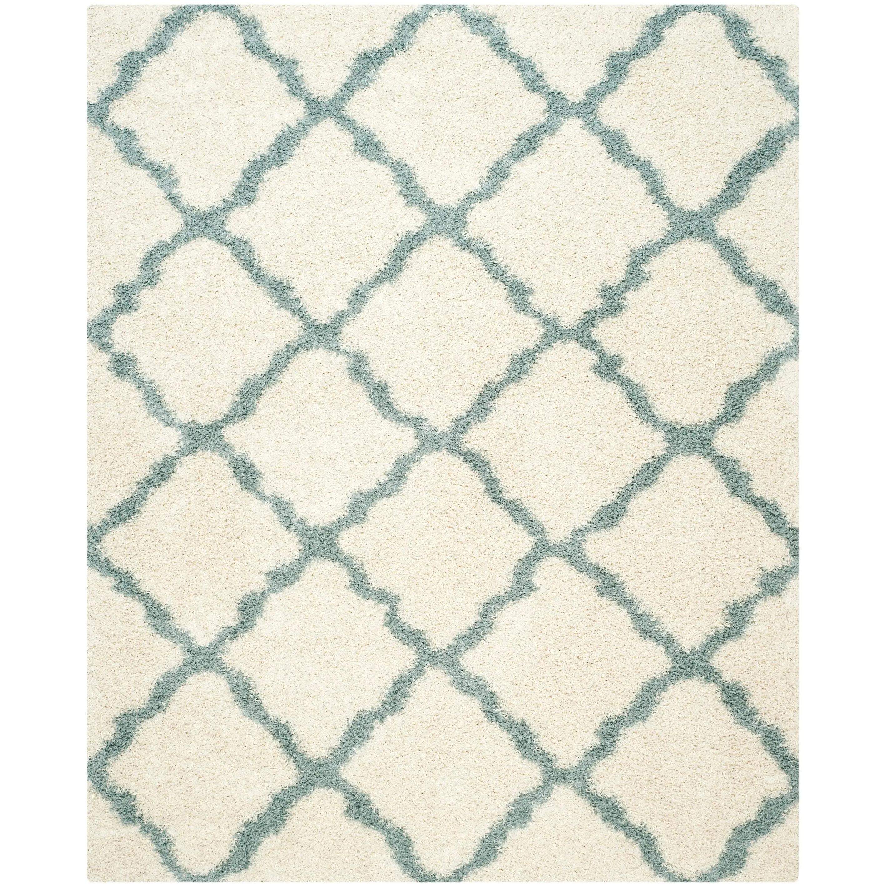 SAFAVIEH Dallas Shag Darina Trellis 1.5-inch Thick Rug
