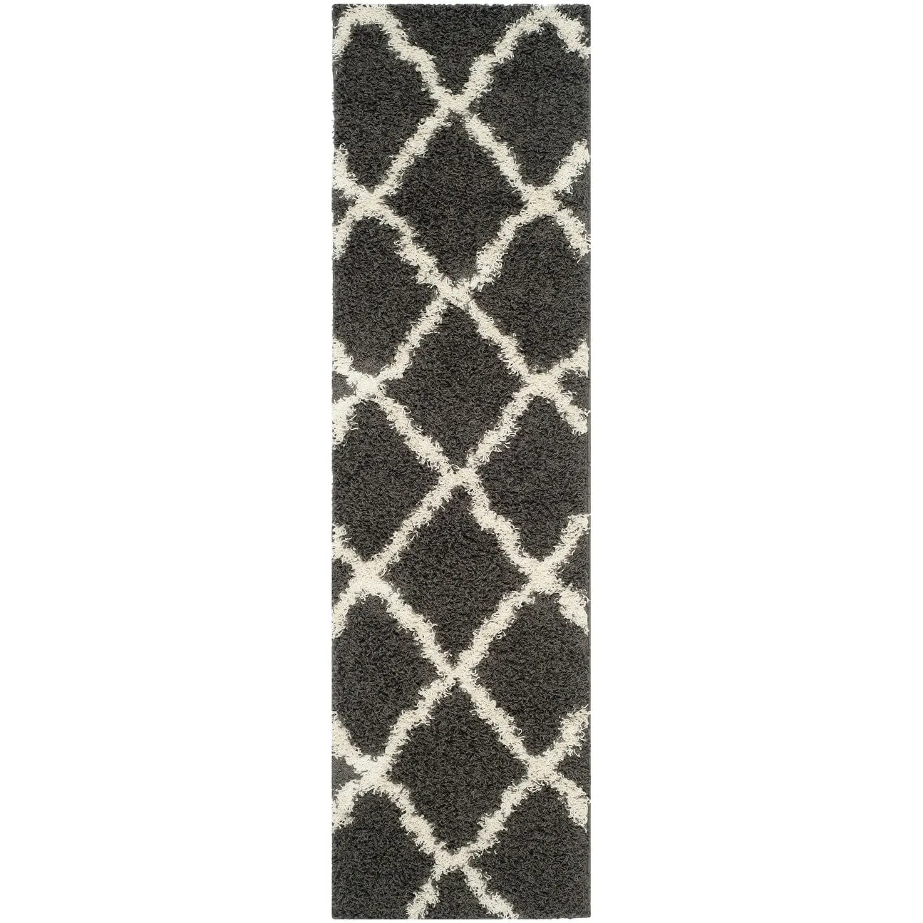 SAFAVIEH Dallas Shag Darina Trellis 1.5-inch Thick Rug
