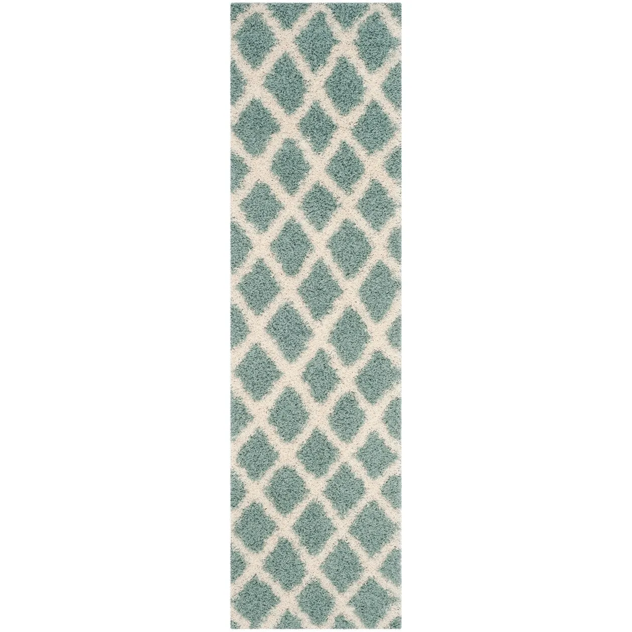 SAFAVIEH Dallas Shag Teja Trellis 1.5-inch Thick Rug