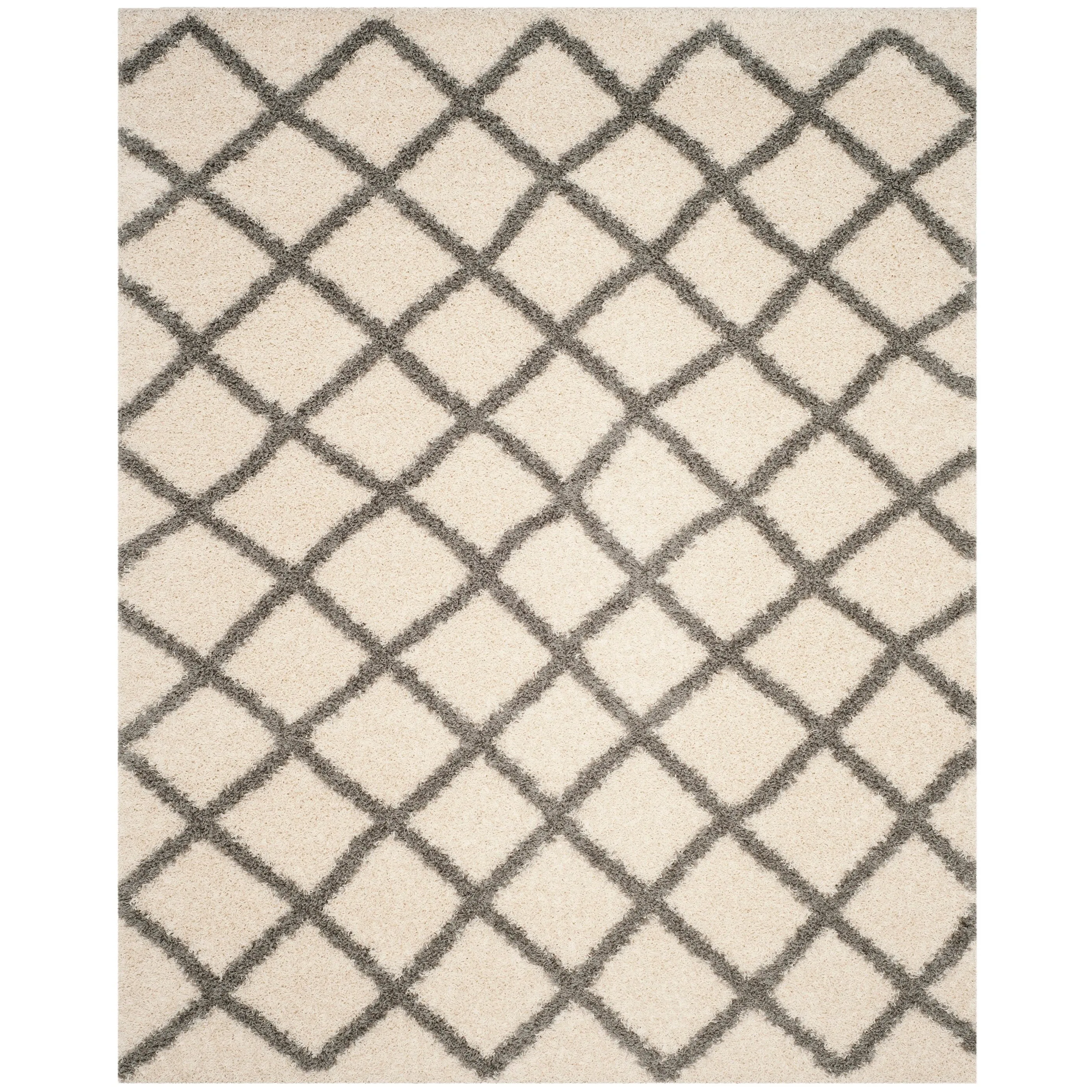 SAFAVIEH Dallas Shag Teja Trellis 1.5-inch Thick Rug
