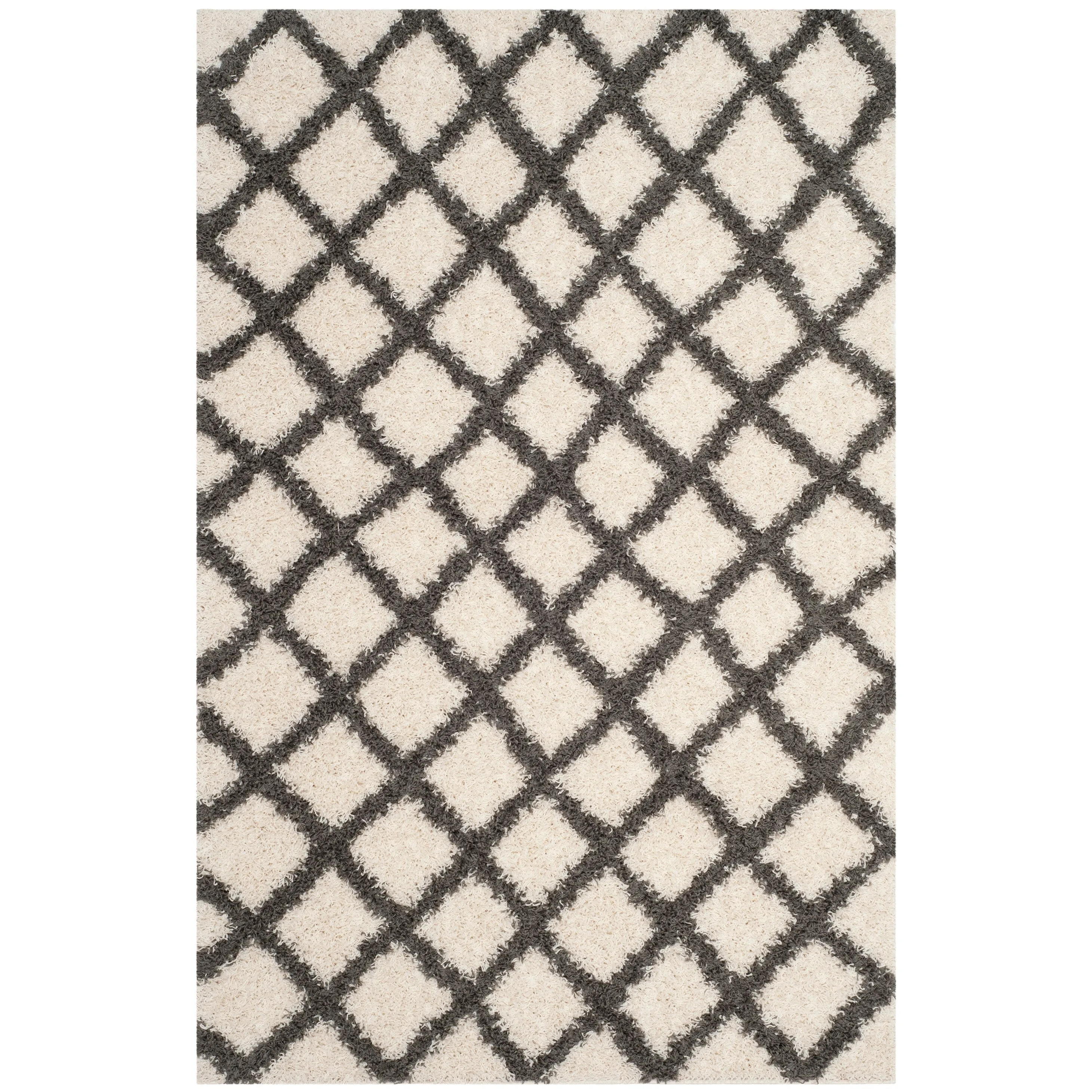 SAFAVIEH Dallas Shag Teja Trellis 1.5-inch Thick Rug