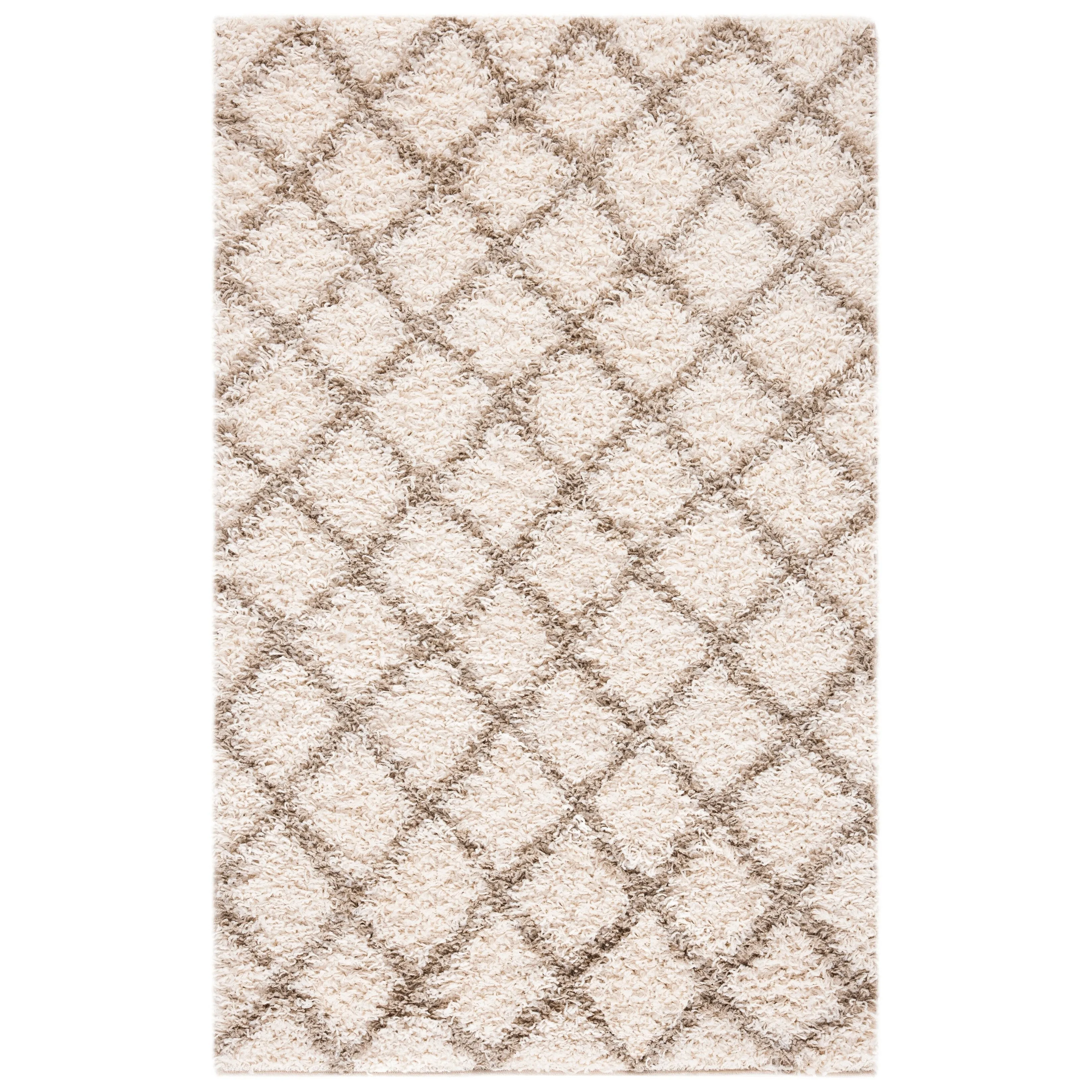 SAFAVIEH Dallas Shag Teja Trellis 1.5-inch Thick Rug