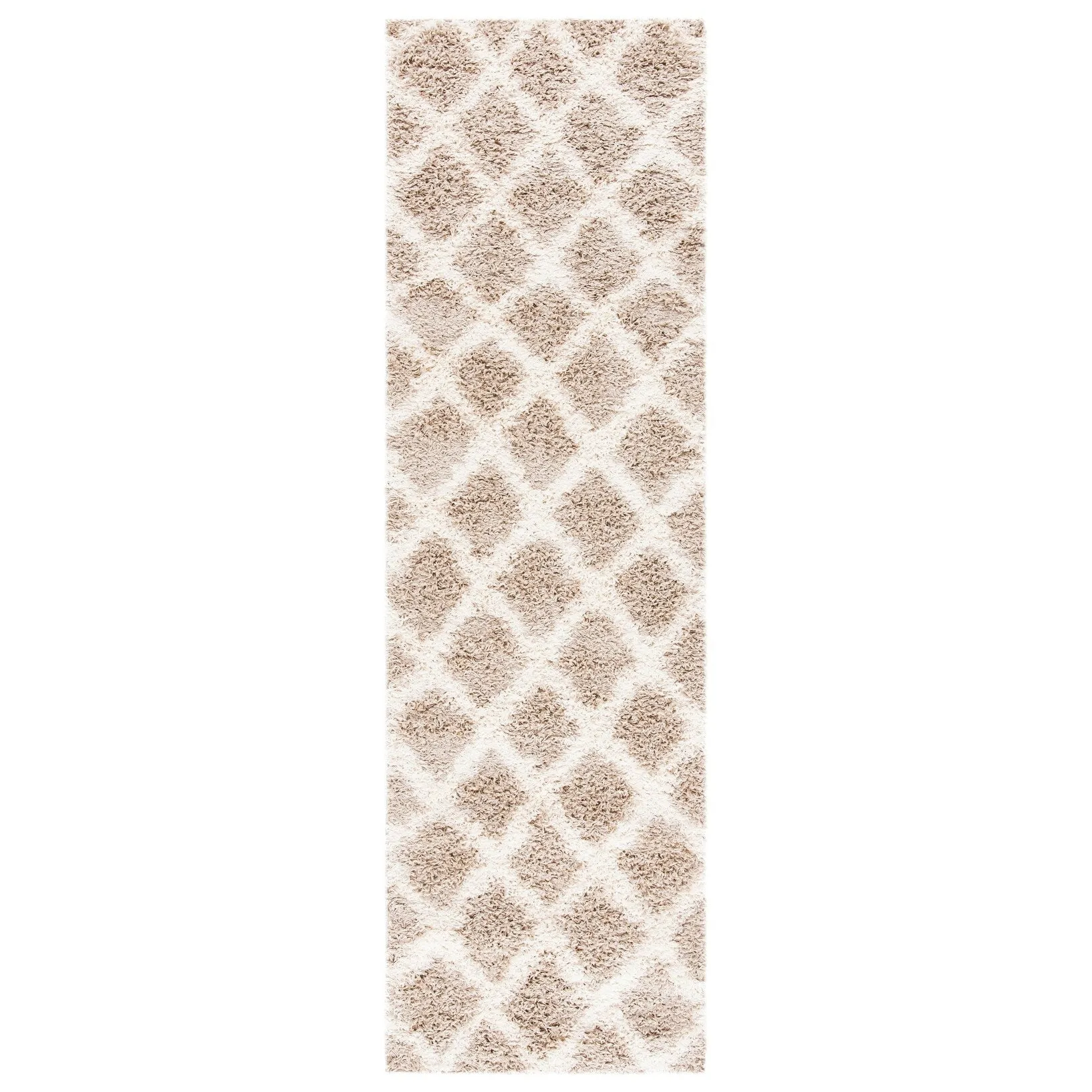 SAFAVIEH Dallas Shag Teja Trellis 1.5-inch Thick Rug