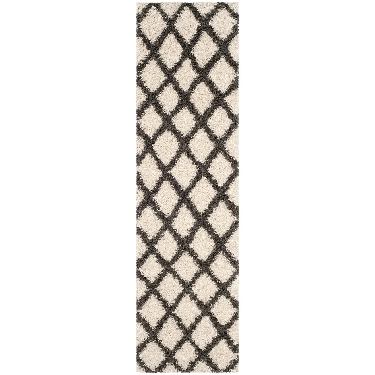 SAFAVIEH Dallas Shag Teja Trellis 1.5-inch Thick Rug