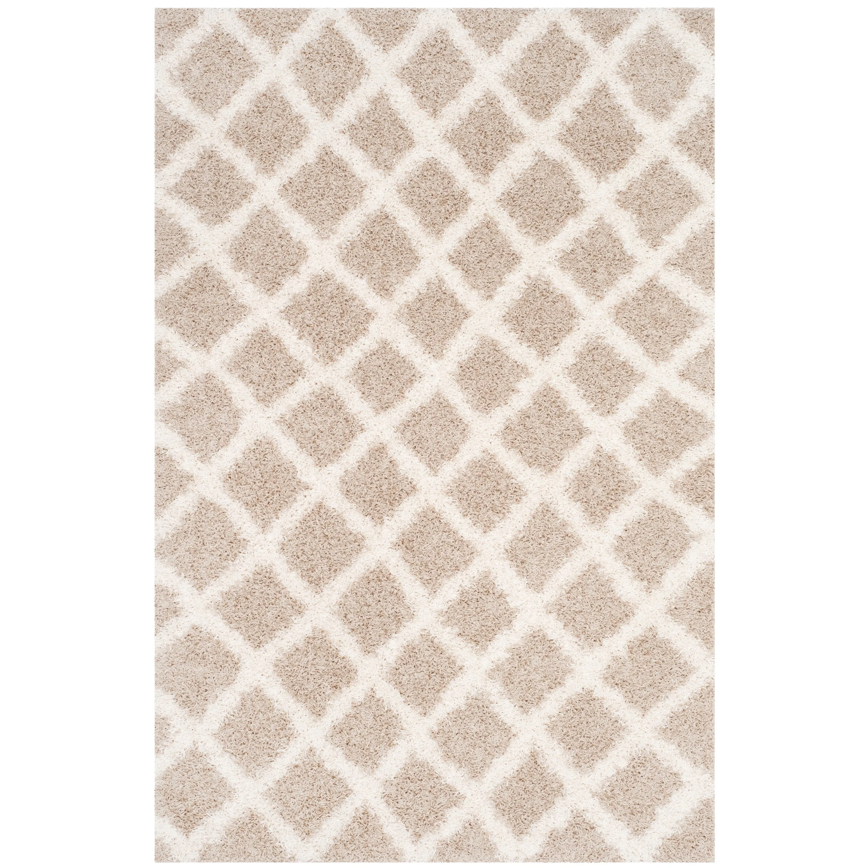 SAFAVIEH Dallas Shag Teja Trellis 1.5-inch Thick Rug