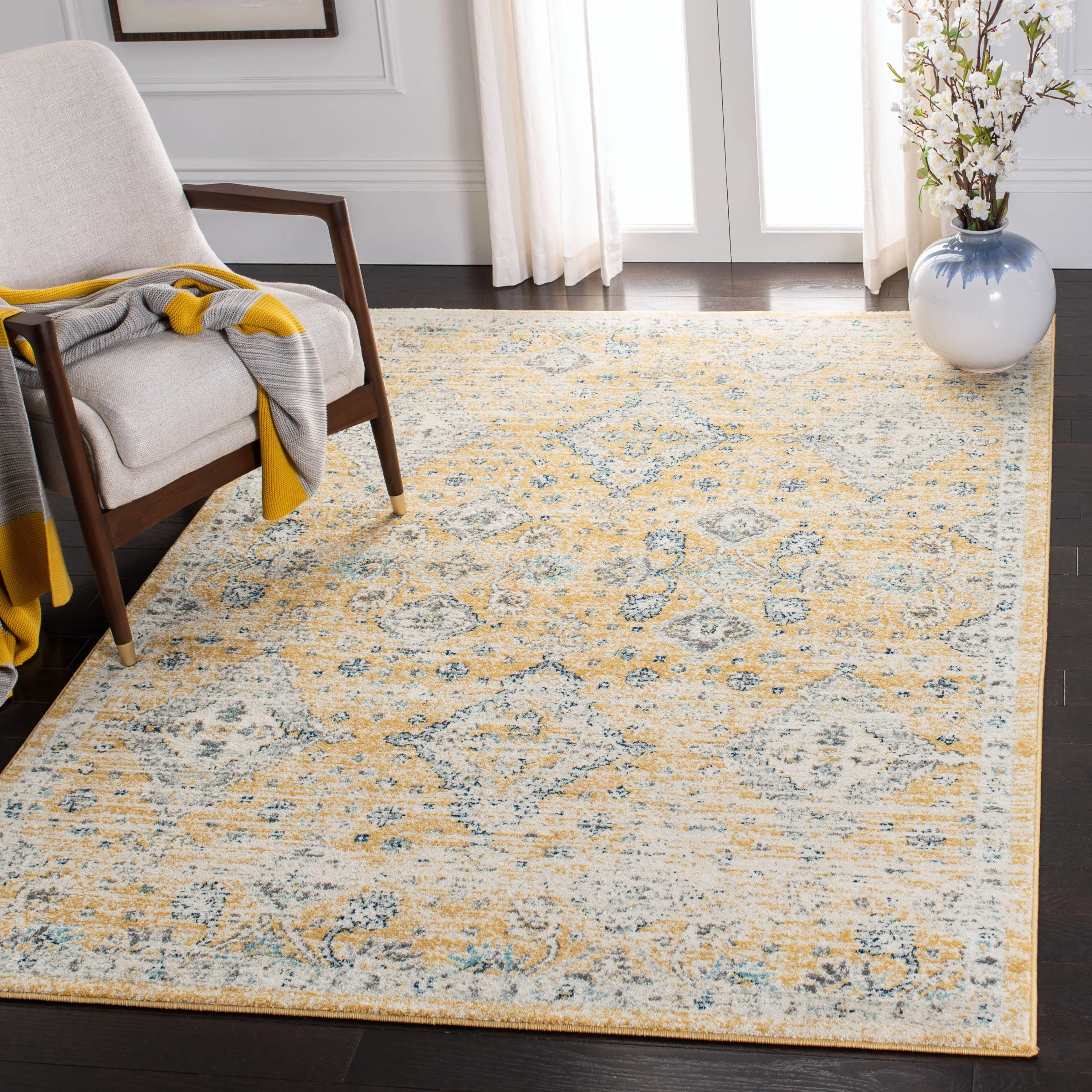 SAFAVIEH Evoke Tila Vintage Boho Shabby Chic Rug