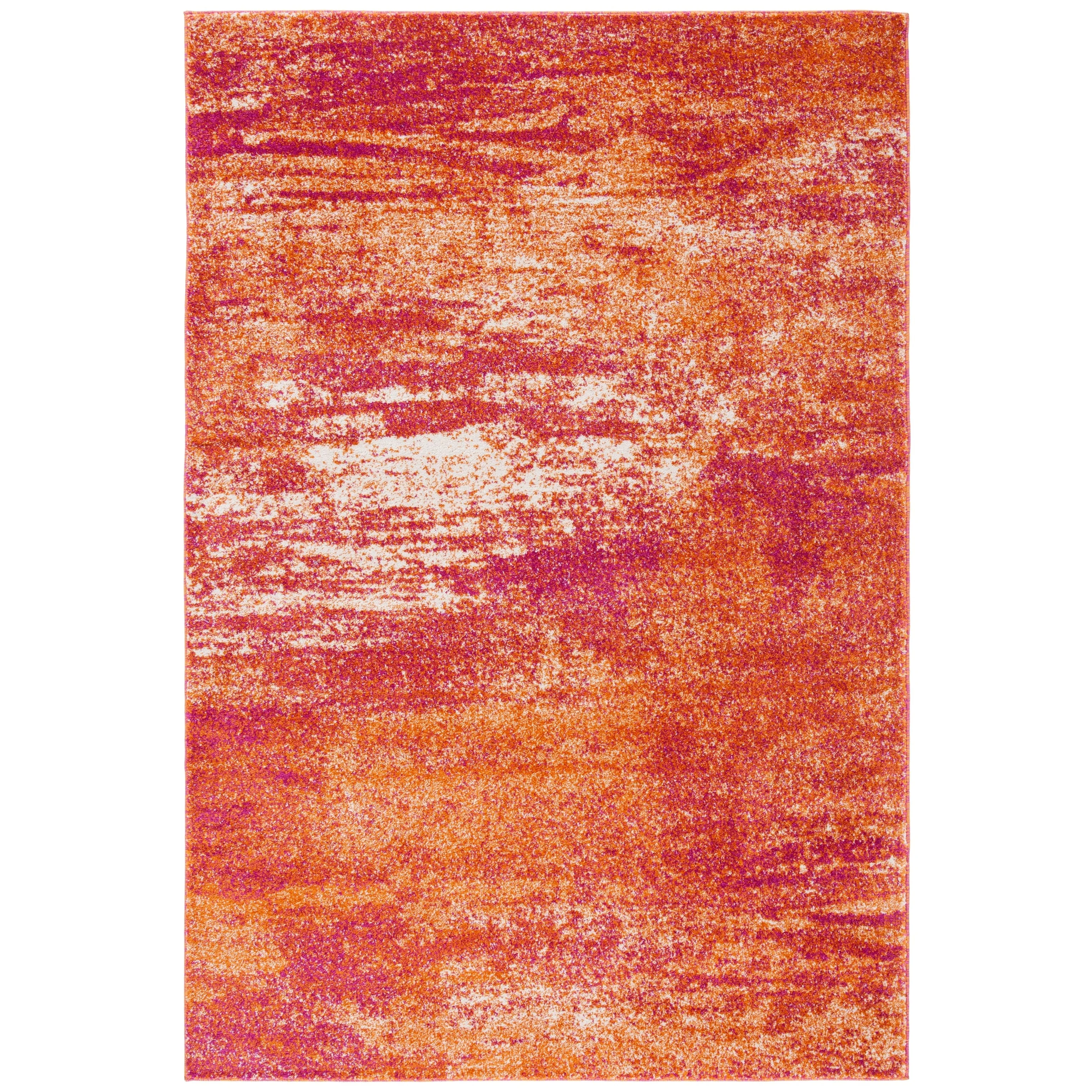 SAFAVIEH. Evoke Yukako Modern Abstract Distressed Rug