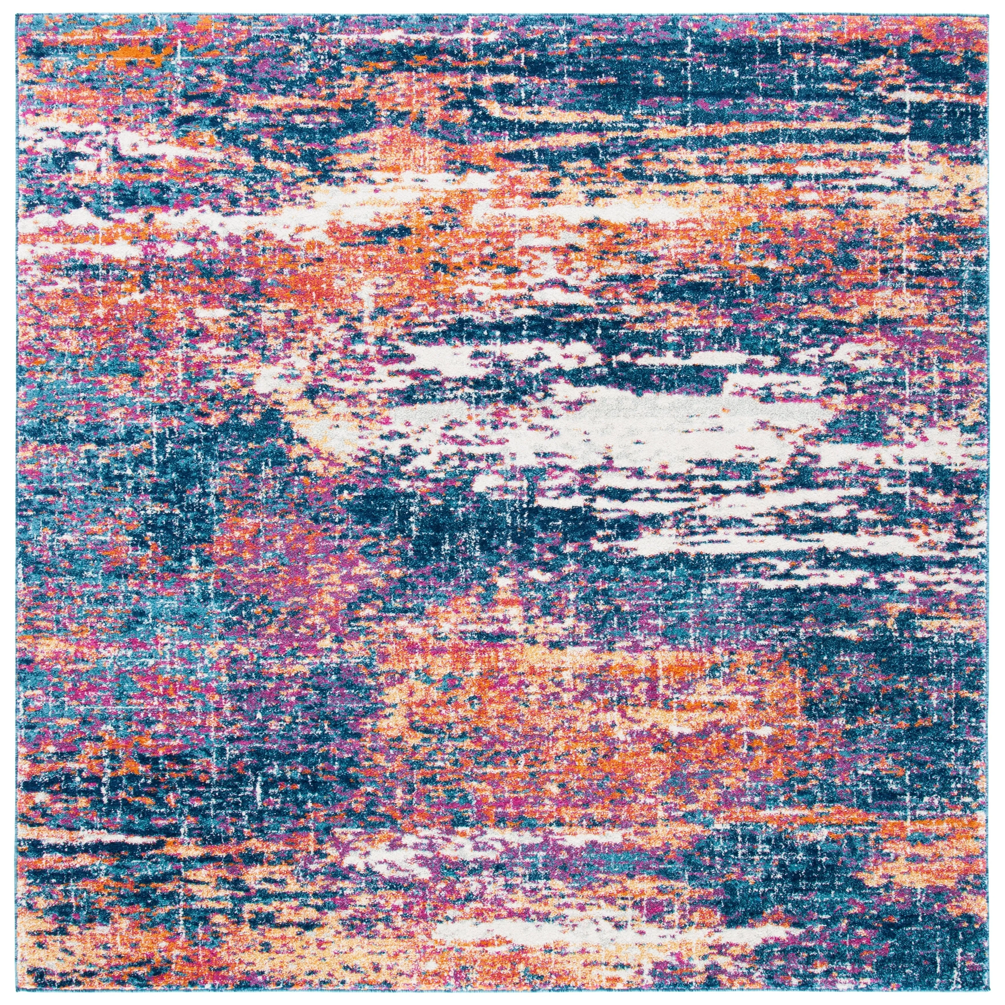 SAFAVIEH. Evoke Yukako Modern Abstract Distressed Rug