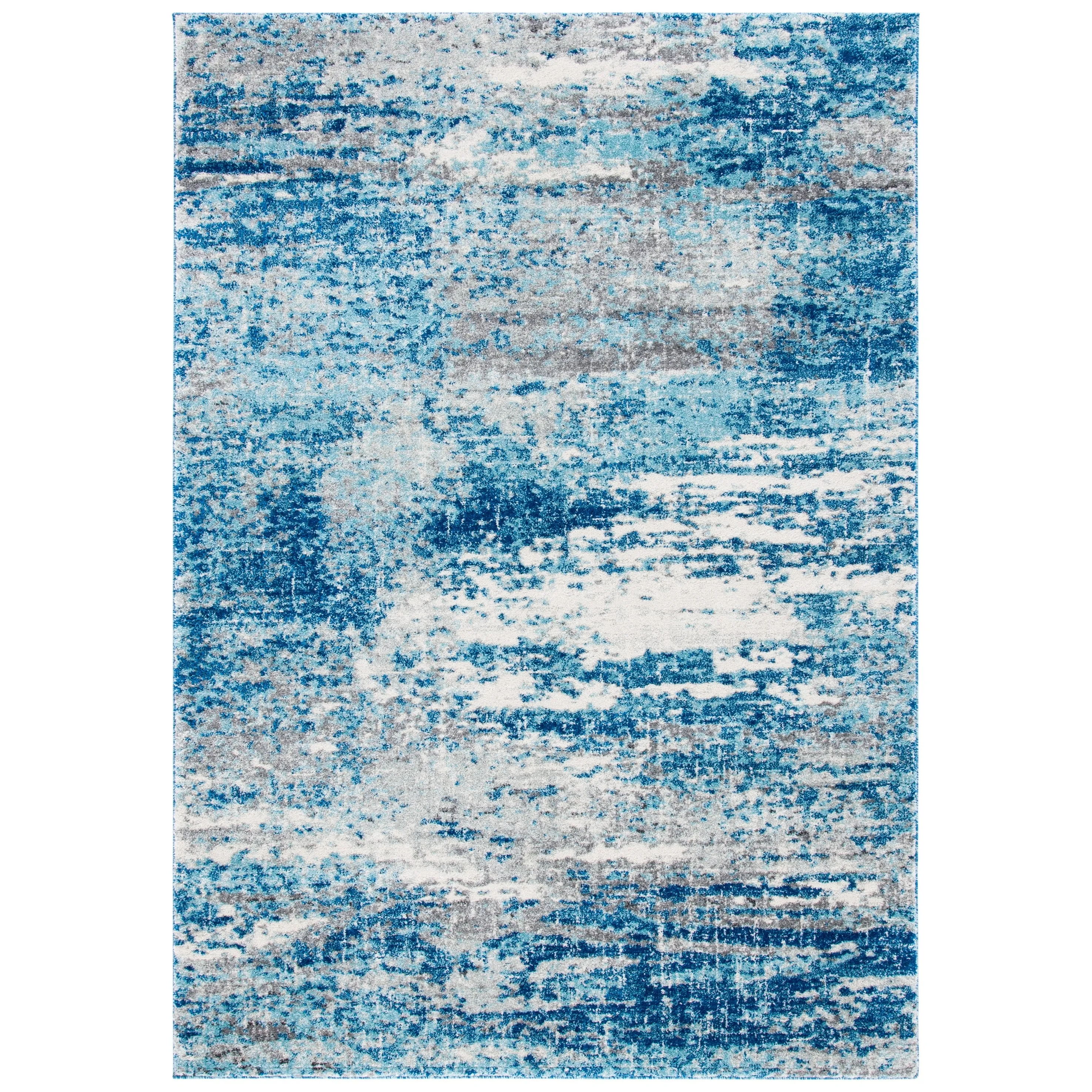 SAFAVIEH. Evoke Yukako Modern Abstract Distressed Rug